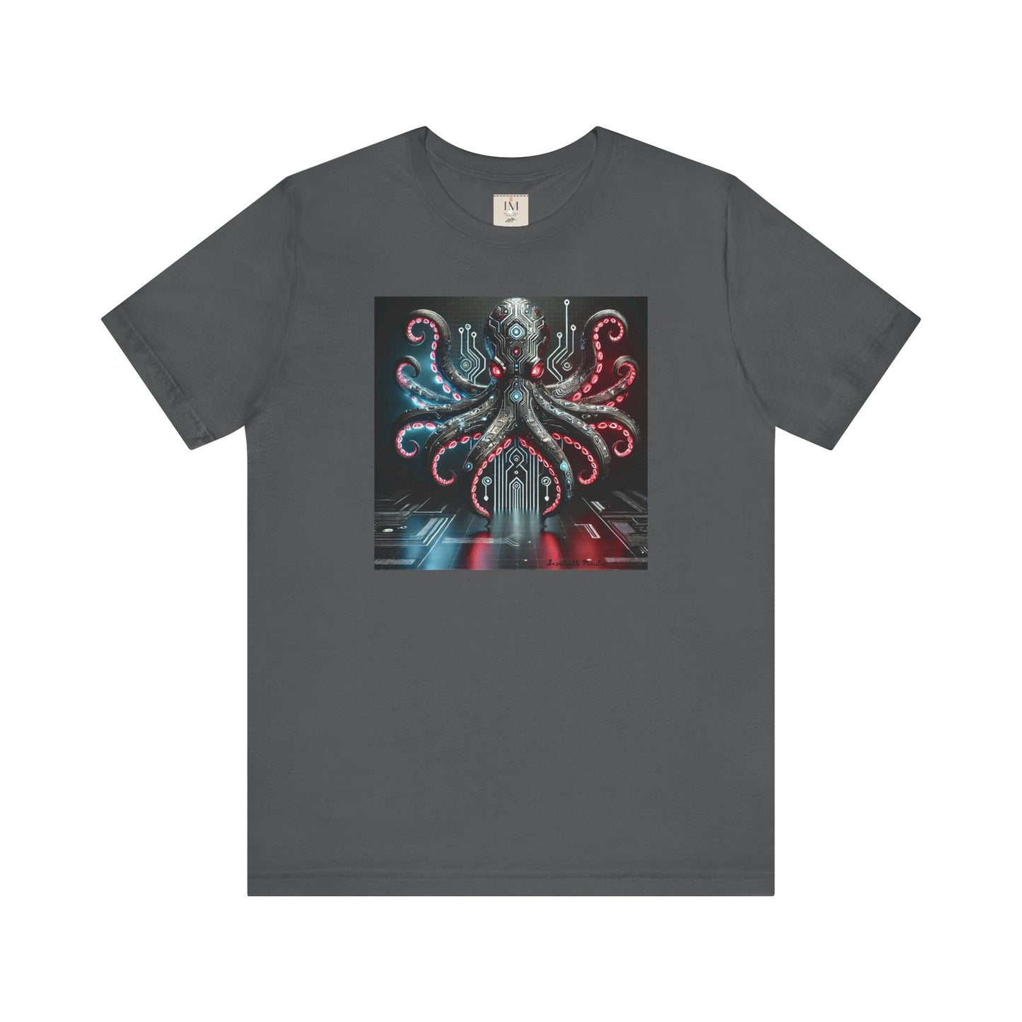 Octopus Sci-Fi Unisex Jersey Short Sleeve Tee - Perfect for Ocean Lovers & Sci-Fi Fans