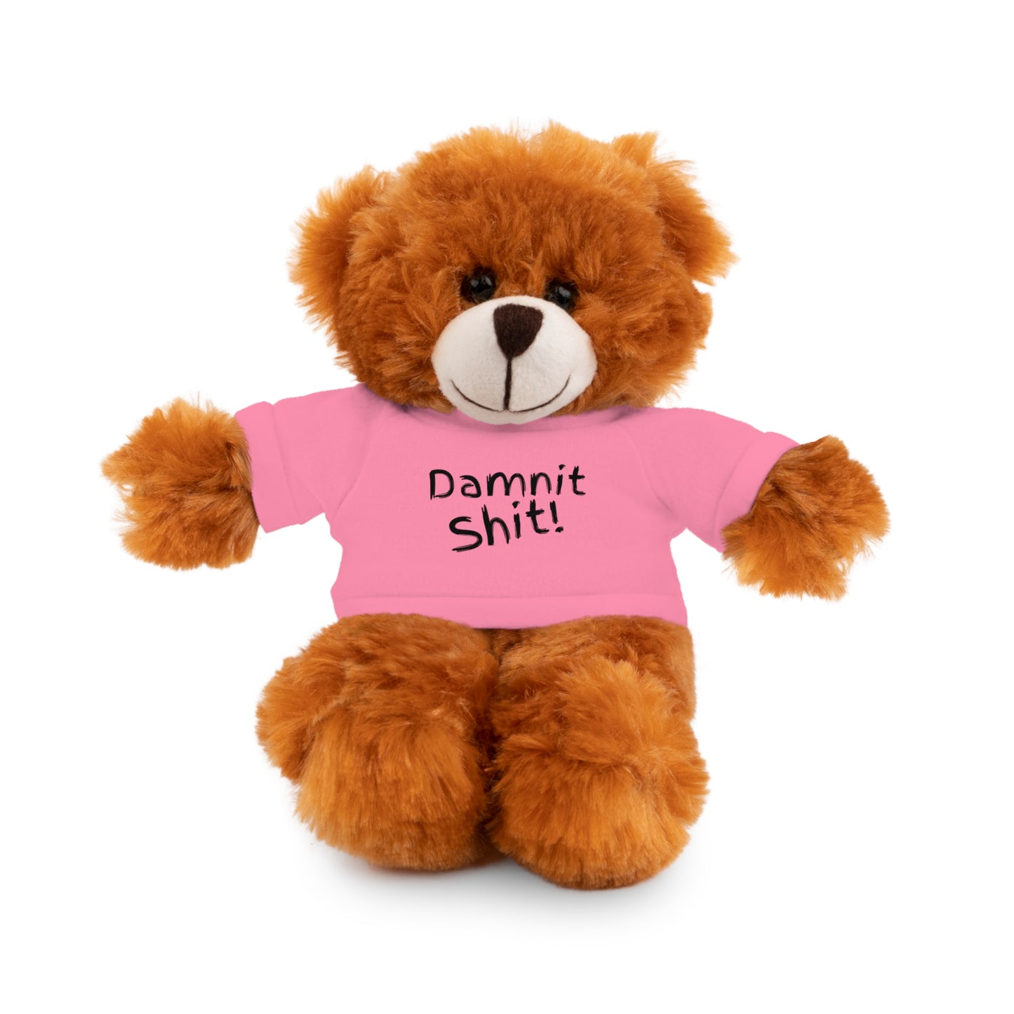 8" Funny Stuffed Animal Gift for Adults, Cute Plush Toy, Humor Bear, Sarcastic Gifts, Quirky Decor, Comfort Toy with Quote