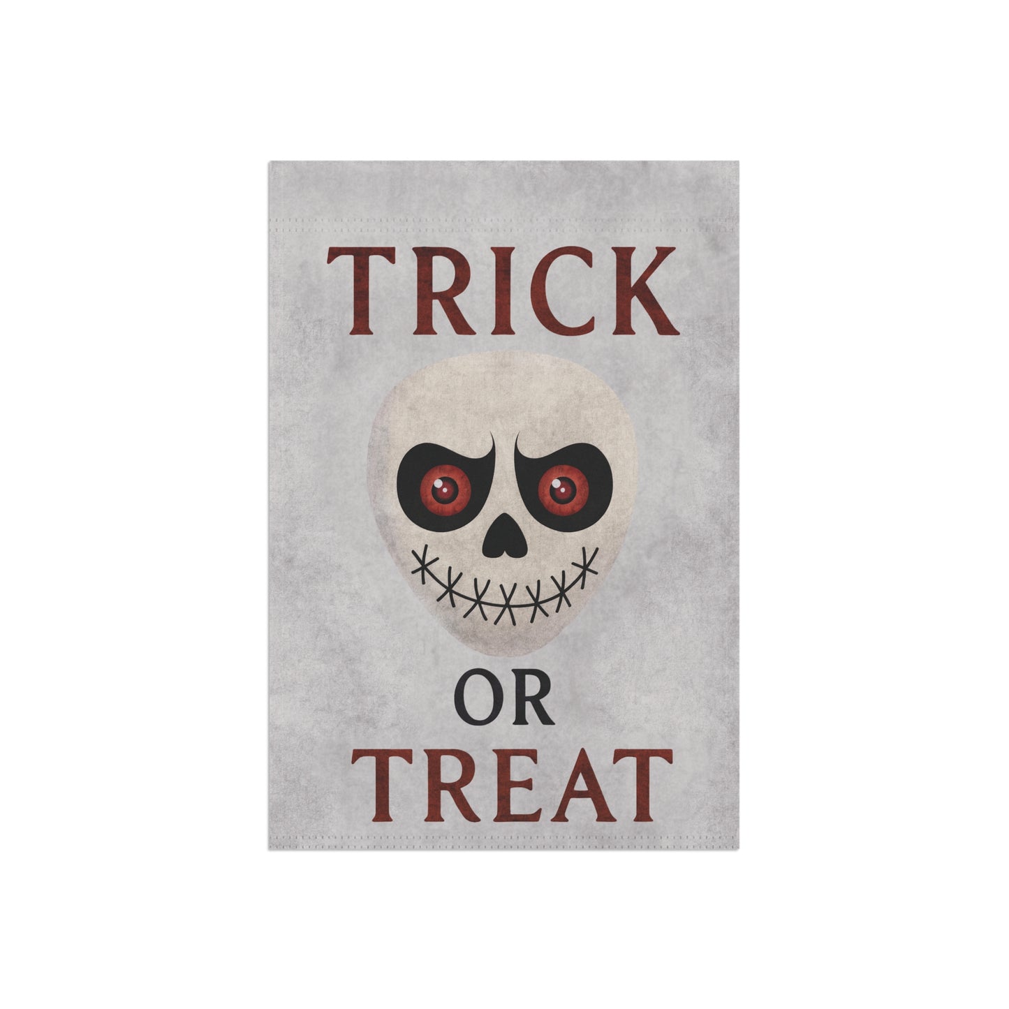 Trick or Treat Flag – Skull Halloween Garden Banner & House Flag | Boutique Spooky Porch Décor