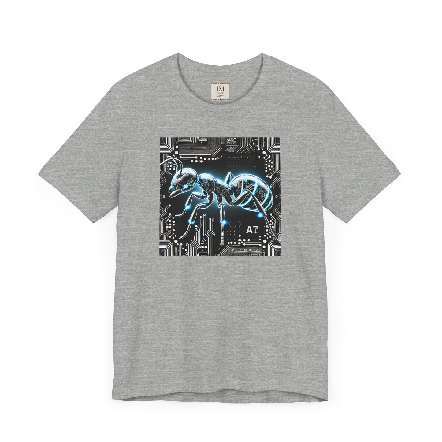 Futuristic Tech Ant Graphic Tee - Unisex Short Sleeve Jersey Shirt Techcore Tee