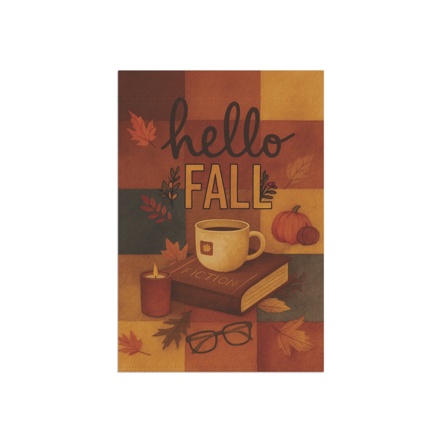 Hello Fall Flag – Cozy Autumn Garden Banner & House Flag | Boutique Fall Porch Décor