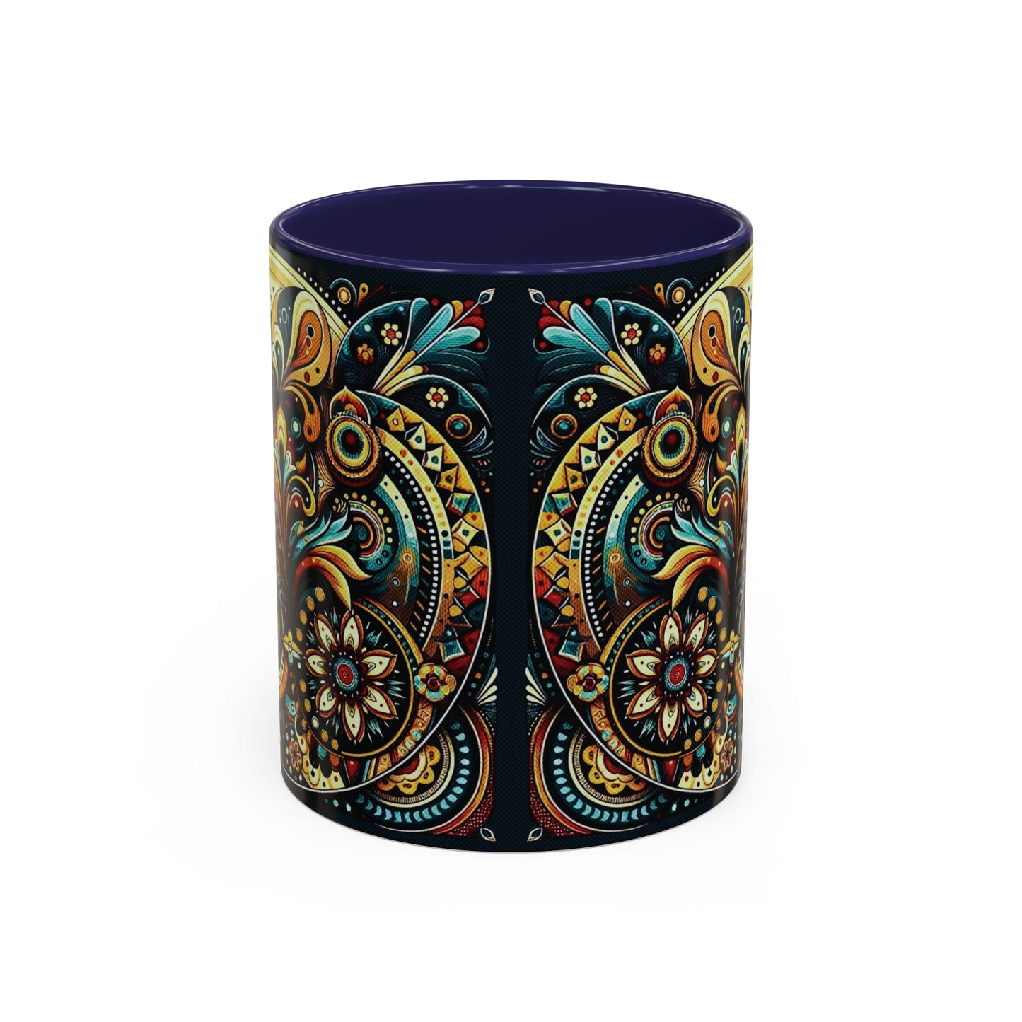 βοΈ Accent Coffee Mug (11, 15oz) β Beautiful Boho Style Graphic πΏ