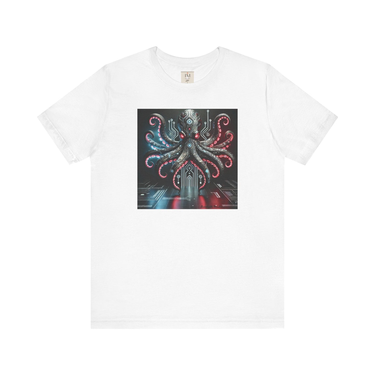 Octopus Sci-Fi Unisex Jersey Short Sleeve Tee - Perfect for Ocean Lovers & Sci-Fi Fans