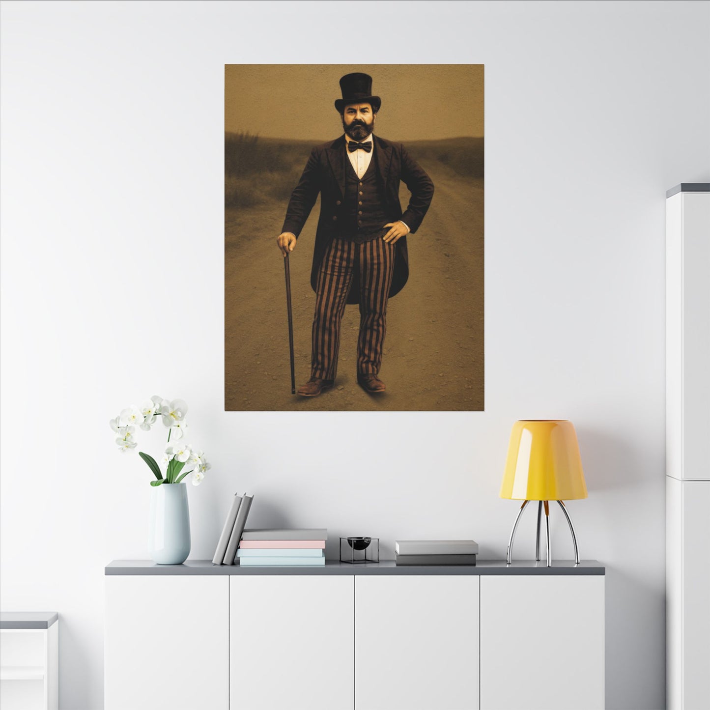 The Ringmaster – Vintage Circus Inspired Canvas Wall Art - Matte Canvas Print (Gallery-Wrapped) 0.75"