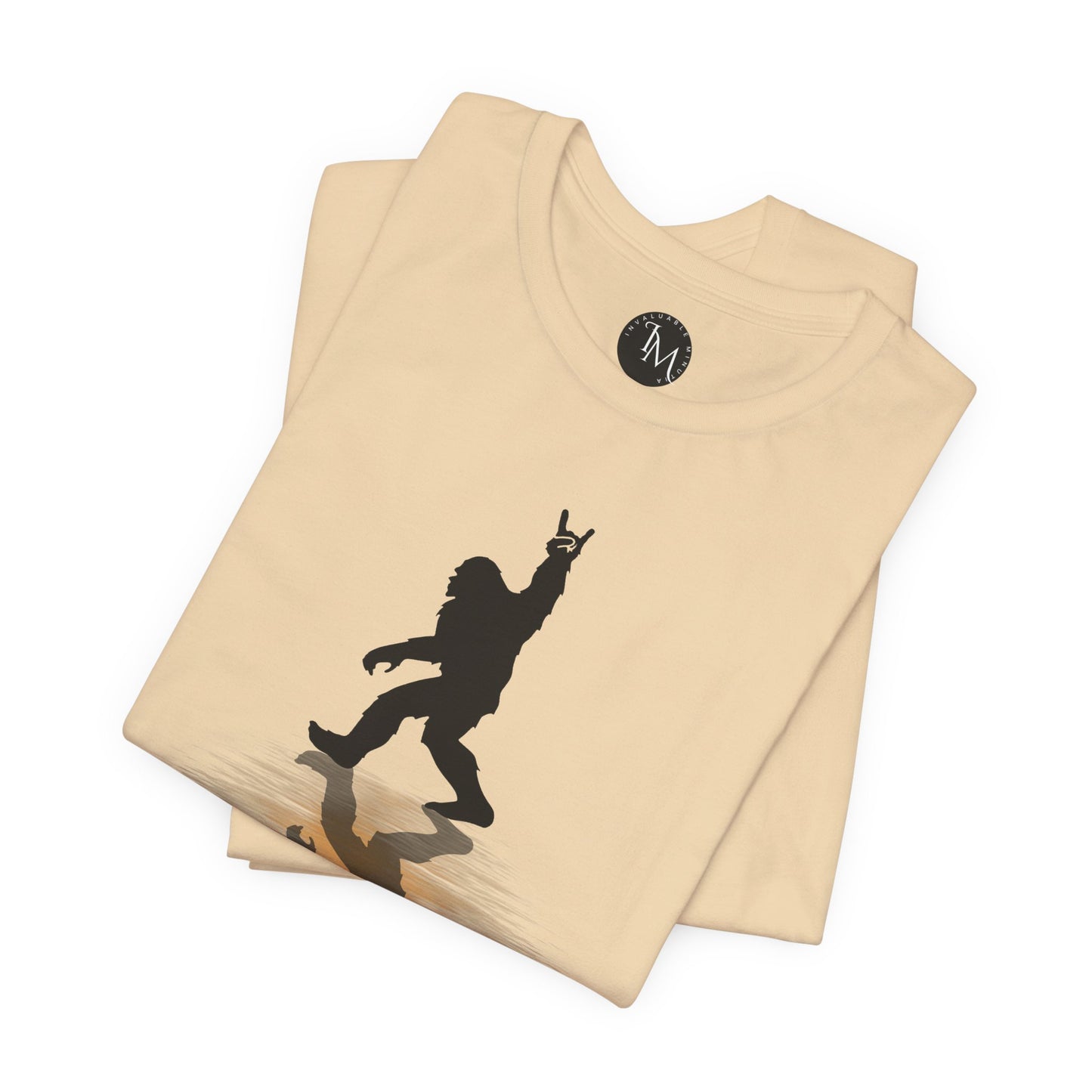 Rocking Bigfoot Unisex Bella+Canvas Jersey Tee - Fun Graphic Shirt for Nature & Cryptid Lovers