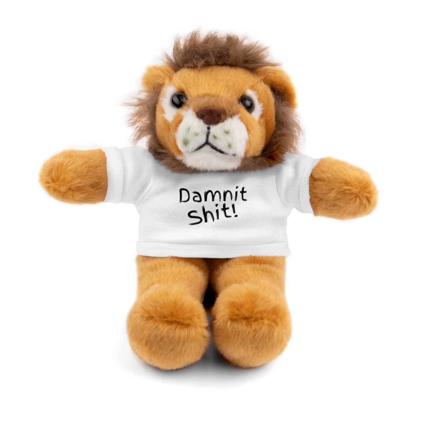 8" Funny Stuffed Animal Gift for Adults, Cute Plush Toy, Humor Bear, Sarcastic Gifts, Quirky Decor, Comfort Toy with Quote