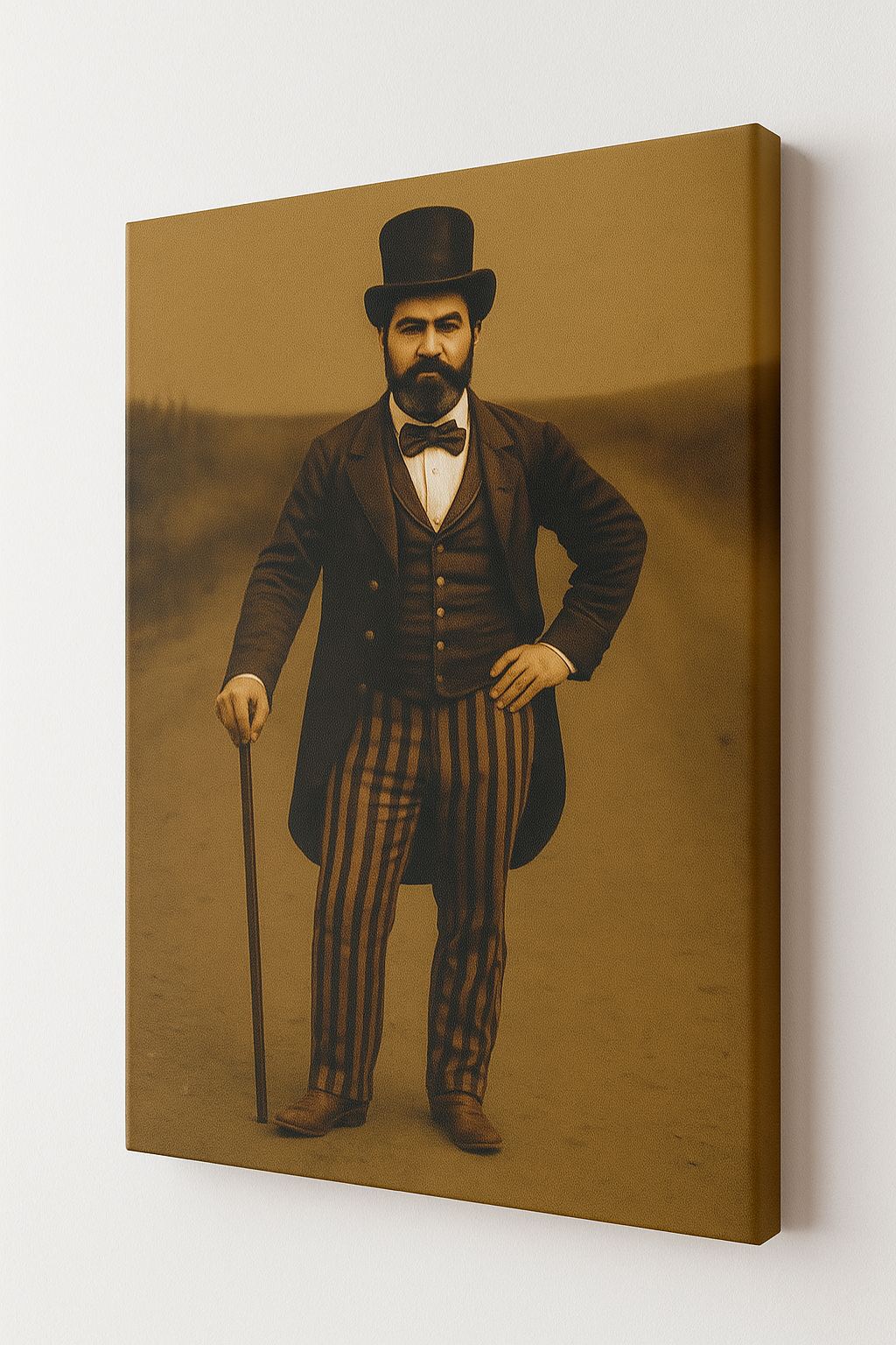The Ringmaster – Vintage Circus Inspired Canvas Wall Art - Matte Canvas Print (Gallery-Wrapped) 0.75"