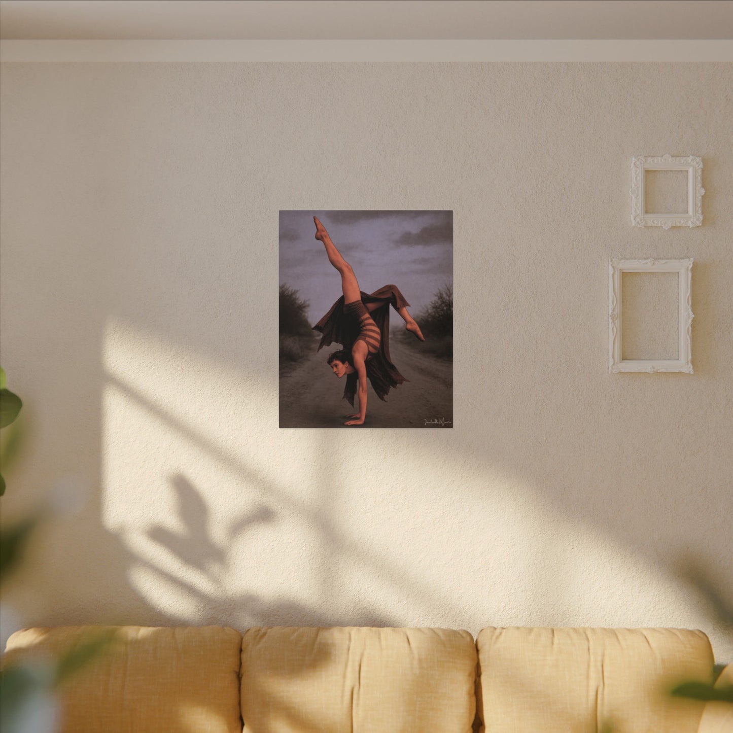 The Acrobat – Matte Canvas Print (Gallery-Wrapped) 0.75" – Vintage Circus-Inspired Canvas Wall Art