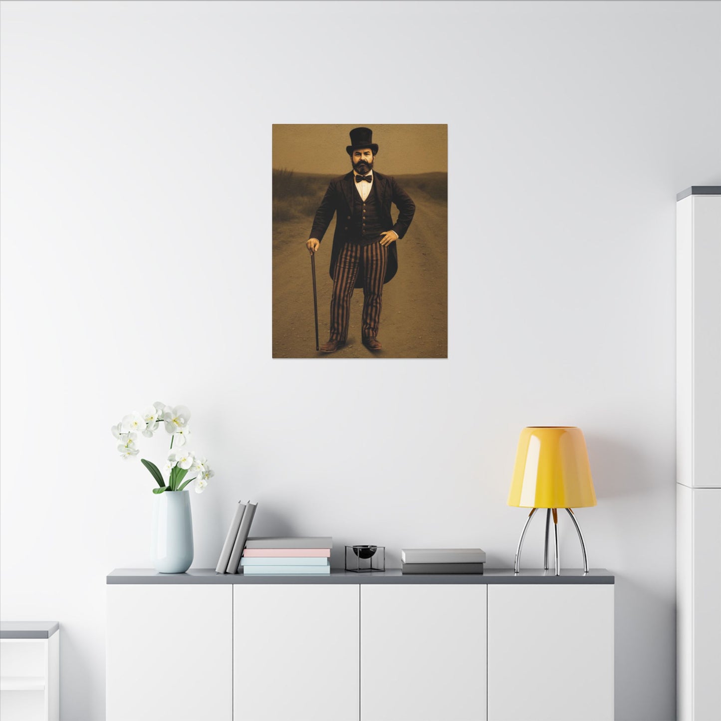The Ringmaster – Vintage Circus Inspired Canvas Wall Art - Matte Canvas Print (Gallery-Wrapped) 0.75"