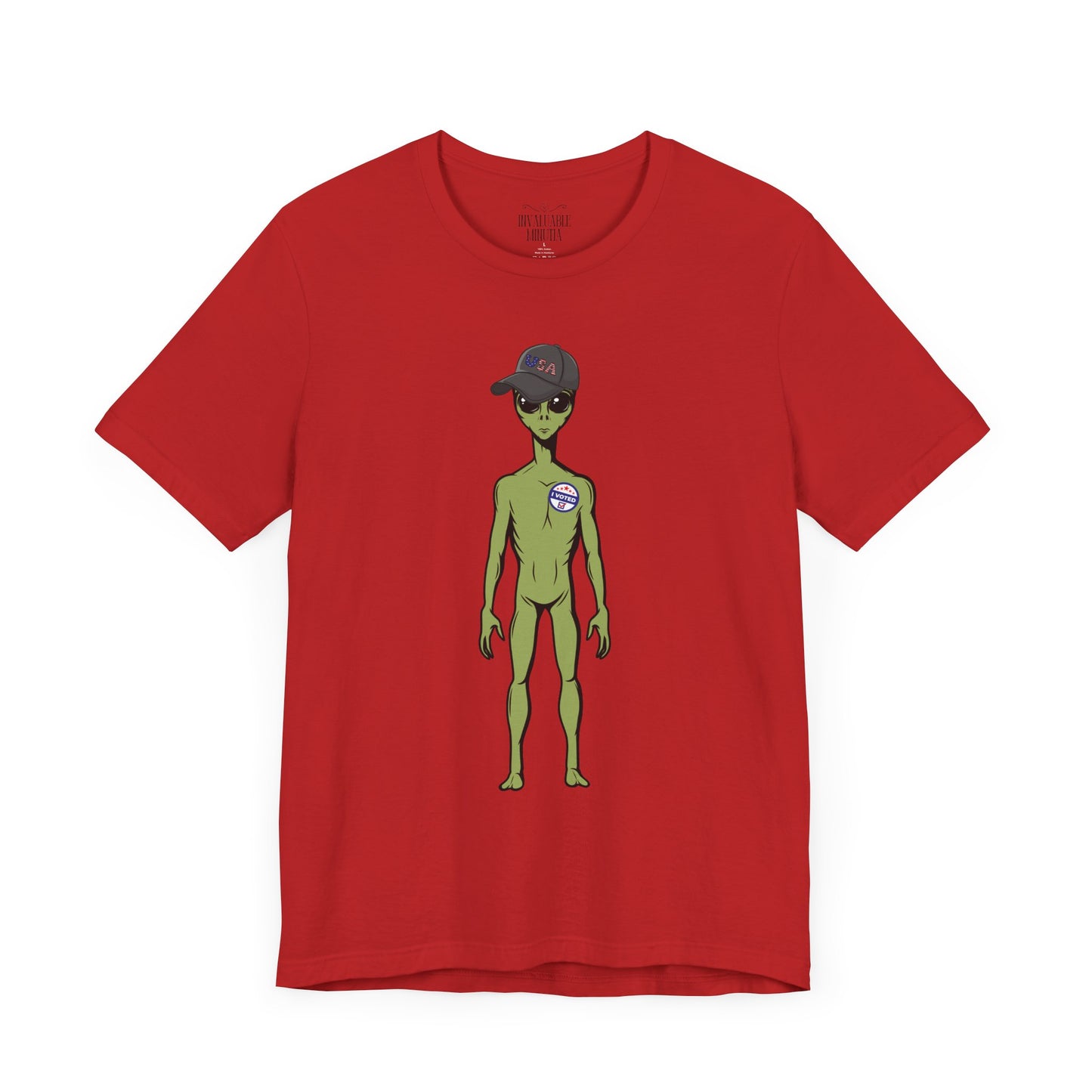 Alien Graphic Tee, Fun T-Shirt for Sci-Fi Lovers, Unisex Casual Wear, Great for Festivals, Gifts for Nerds, Everyday Comfort