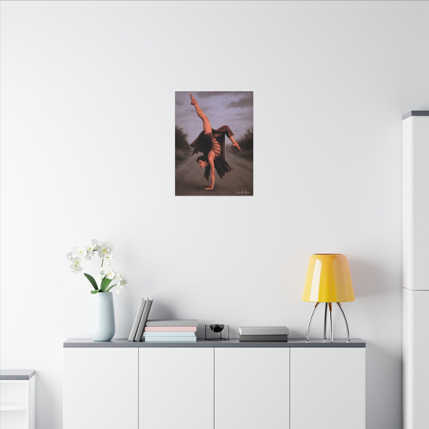 The Acrobat – Matte Canvas Print (Gallery-Wrapped) 0.75" – Vintage Circus-Inspired Canvas Wall Art