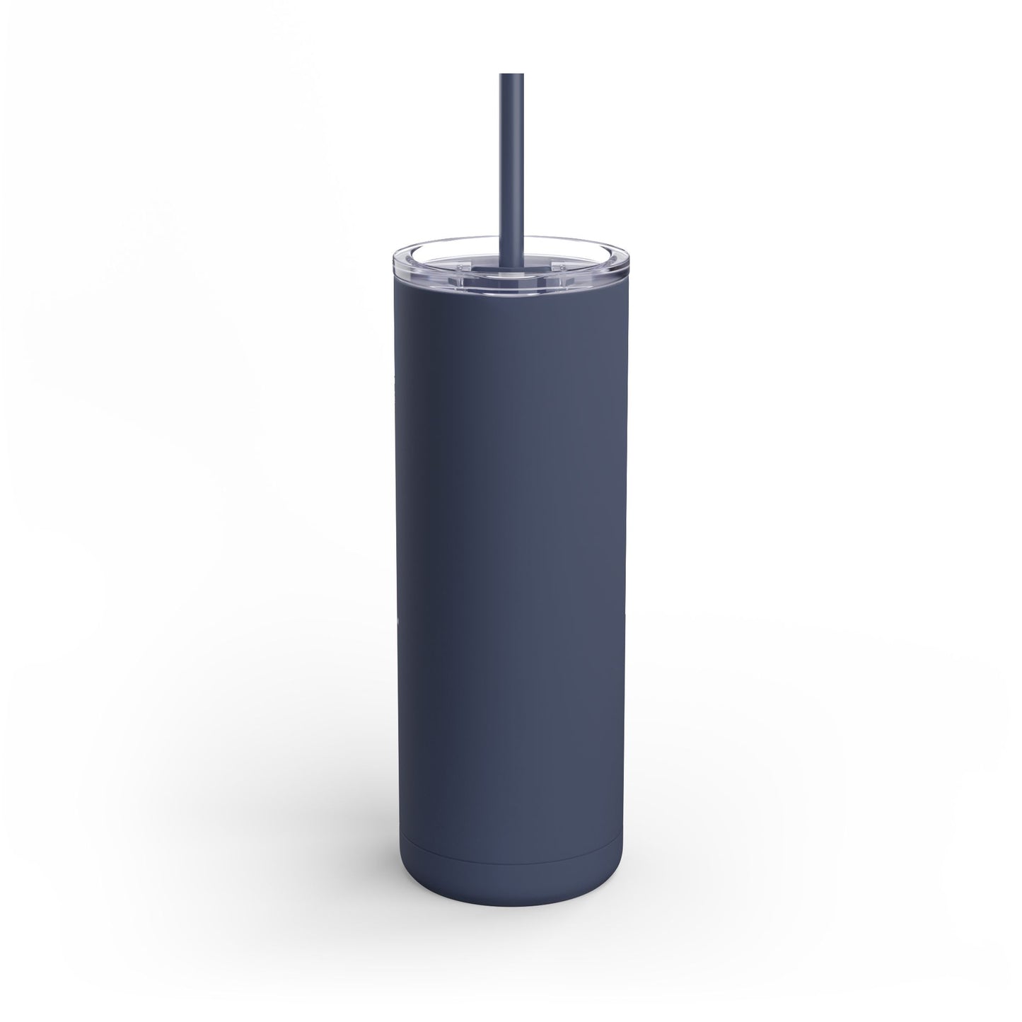 “Getting Shit Done” Matte Tumbler – 20oz Maars Skinny Tumbler with Straw | Chalk Script Hydration Statement