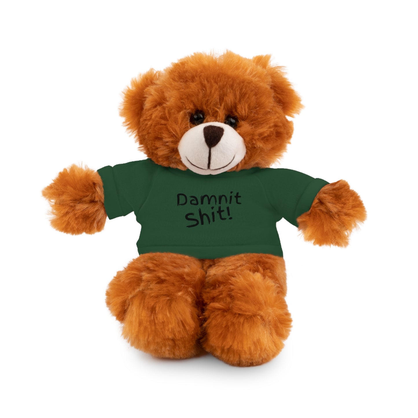 8" Funny Stuffed Animal Gift for Adults, Cute Plush Toy, Humor Bear, Sarcastic Gifts, Quirky Decor, Comfort Toy with Quote