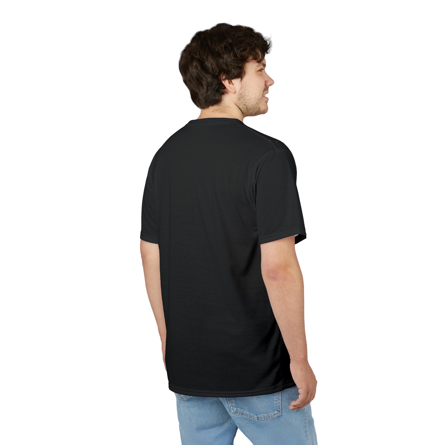 Neon Halloween AOP T-Shirt – Spooky Season Jack-o’-Lantern & Witch Design (All-Over Print)