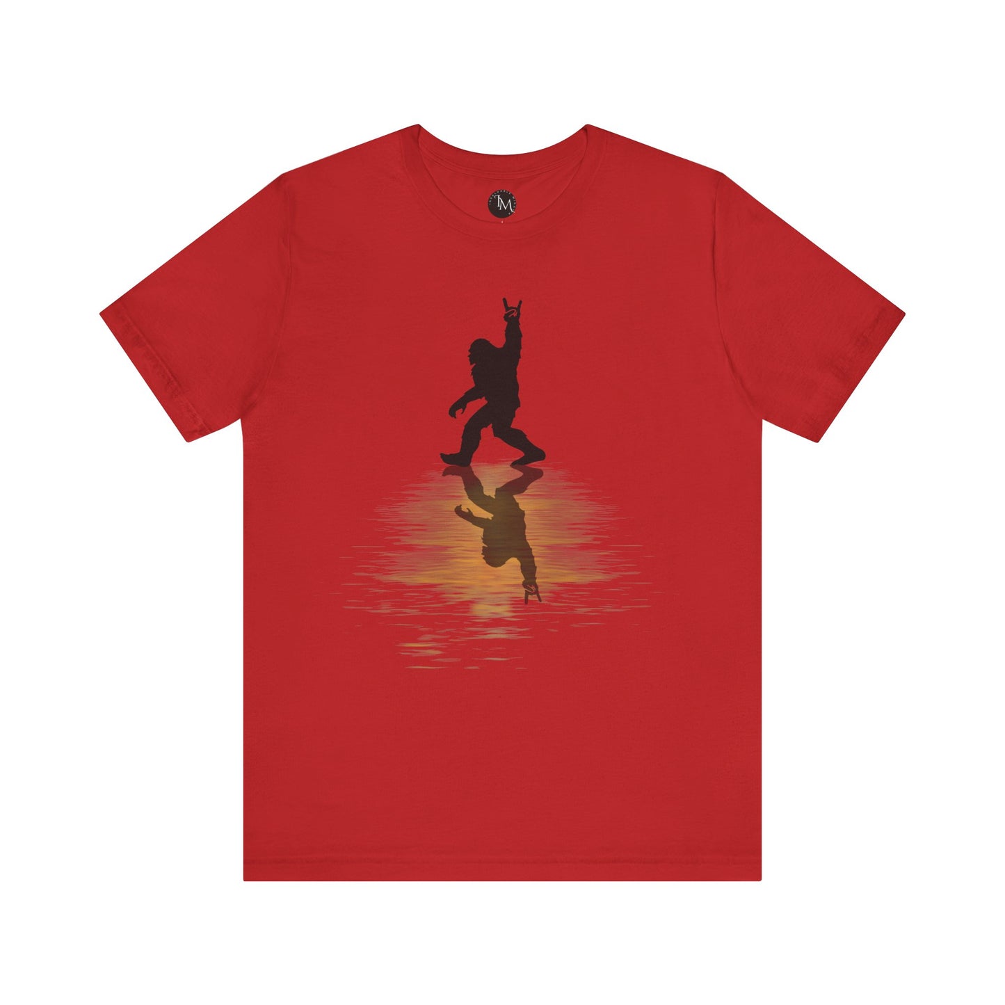 Rocking Bigfoot Unisex Bella+Canvas Jersey Tee - Fun Graphic Shirt for Nature & Cryptid Lovers