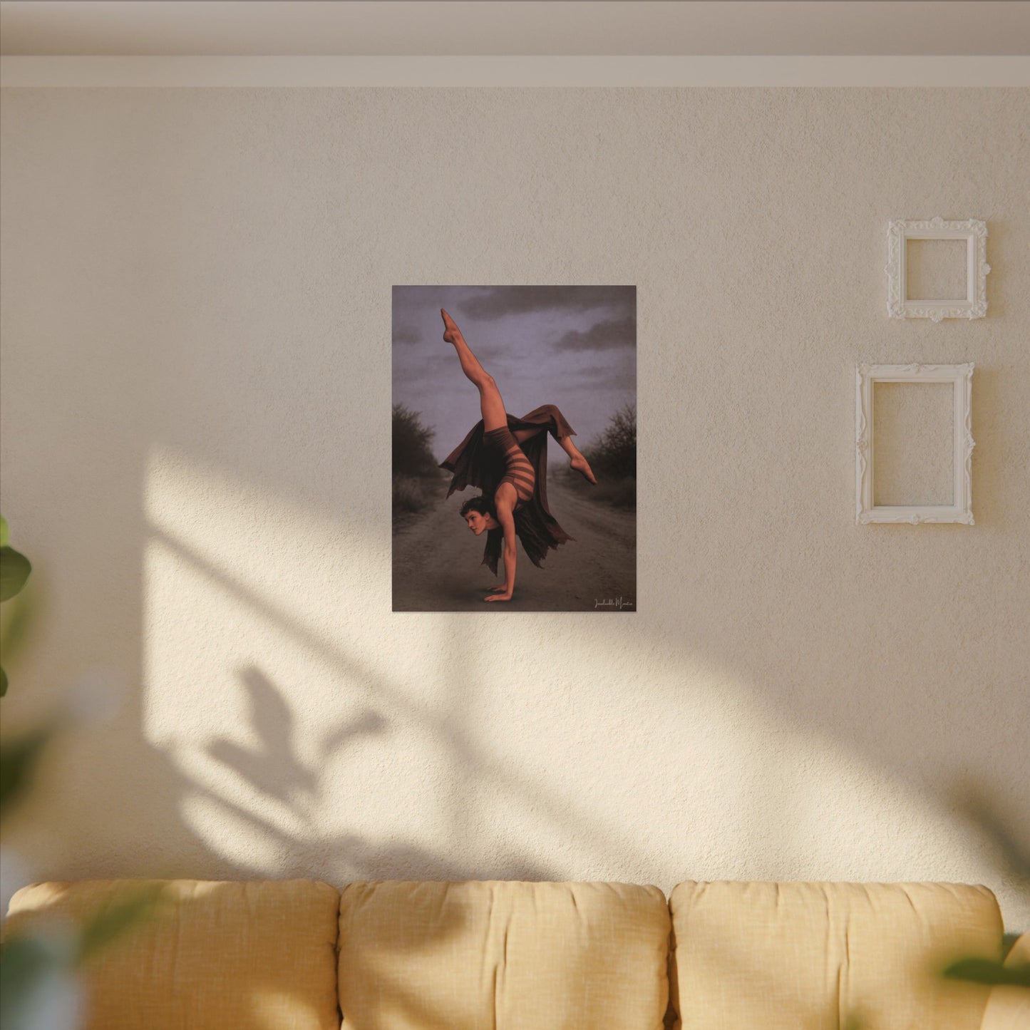 The Acrobat – Matte Canvas Print (Gallery-Wrapped) 0.75" – Vintage Circus-Inspired Canvas Wall Art