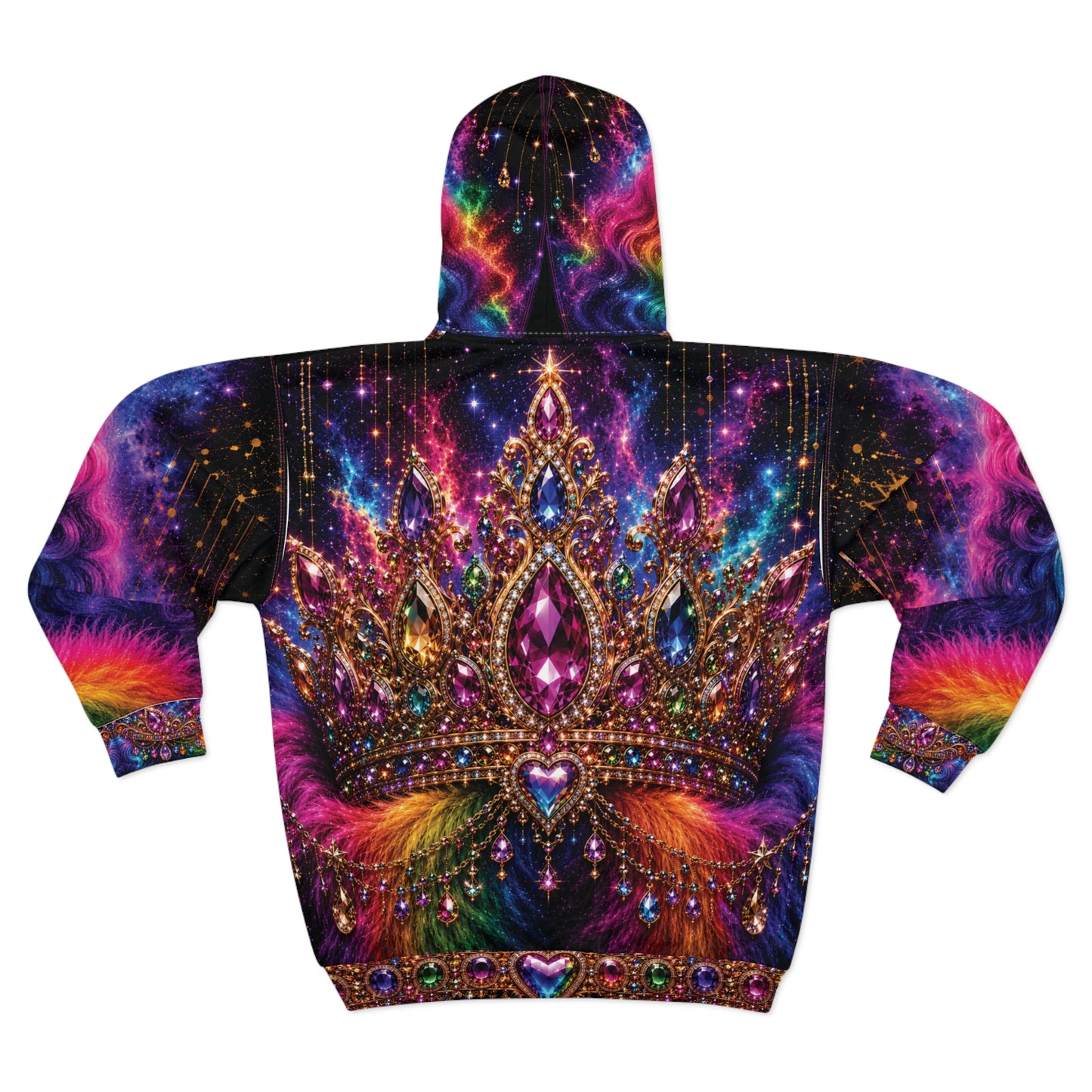 Drag Queen Pride LGBTQ All Over Print Design Zip Up Hoodie