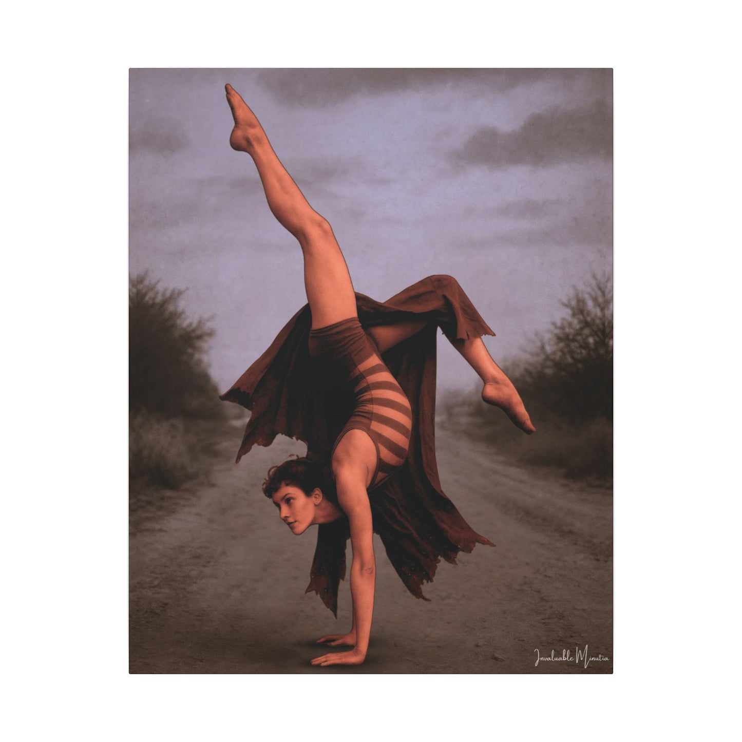 The Acrobat – Matte Canvas Print (Gallery-Wrapped) 0.75" – Vintage Circus-Inspired Canvas Wall Art