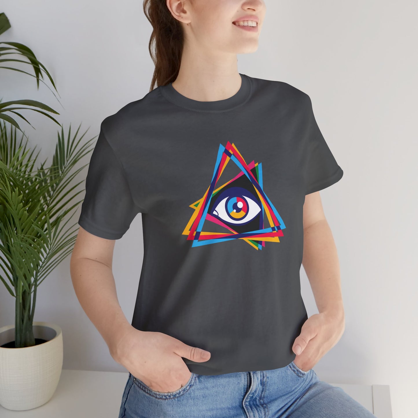 π Prism Eye Tee β Eye-Catching Multicolor Design - Unisex T-Shirt