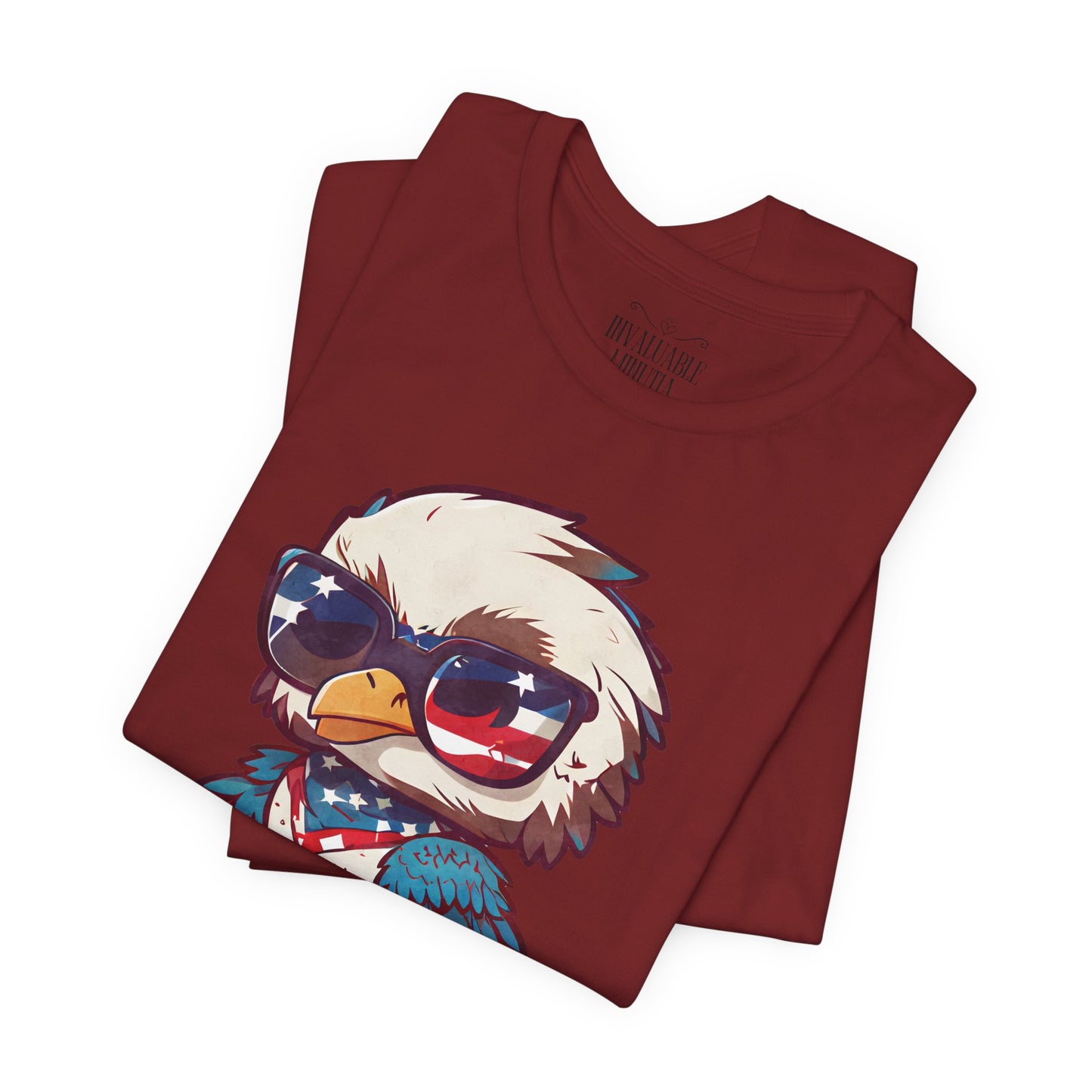 Cool Patriot Eagle Tee β Unisex Bella+Canvas Jersey - 4th of July T-shirt