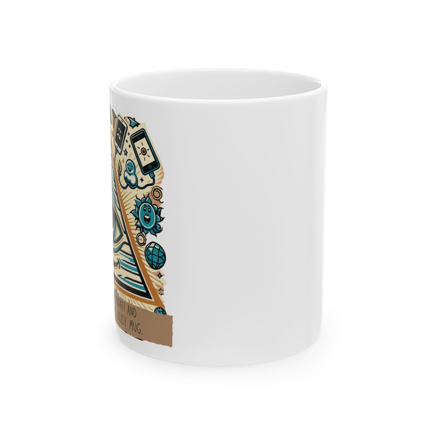 ๐๏ธ Illuminati Ceramic Coffee Mug โ 11oz & 15oz โ Fun Conspiracy Theory Gift