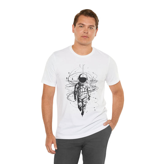 Camiseta de astronauta cósmico, camiseta gráfica, regalo para amantes del espacio, ropa casual unisex, ropa espacial, ropa para fanáticos de la astronomía