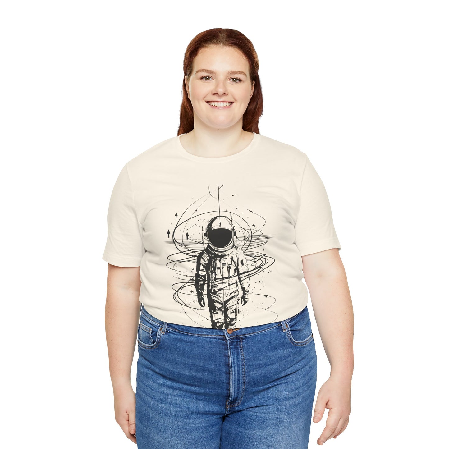 Cosmic Astronaut T-Shirt, Graphic Tee, Space Lover Gift, Unisex Casual Wear, Outer Space Clothing, Astronomy Fan Apparel