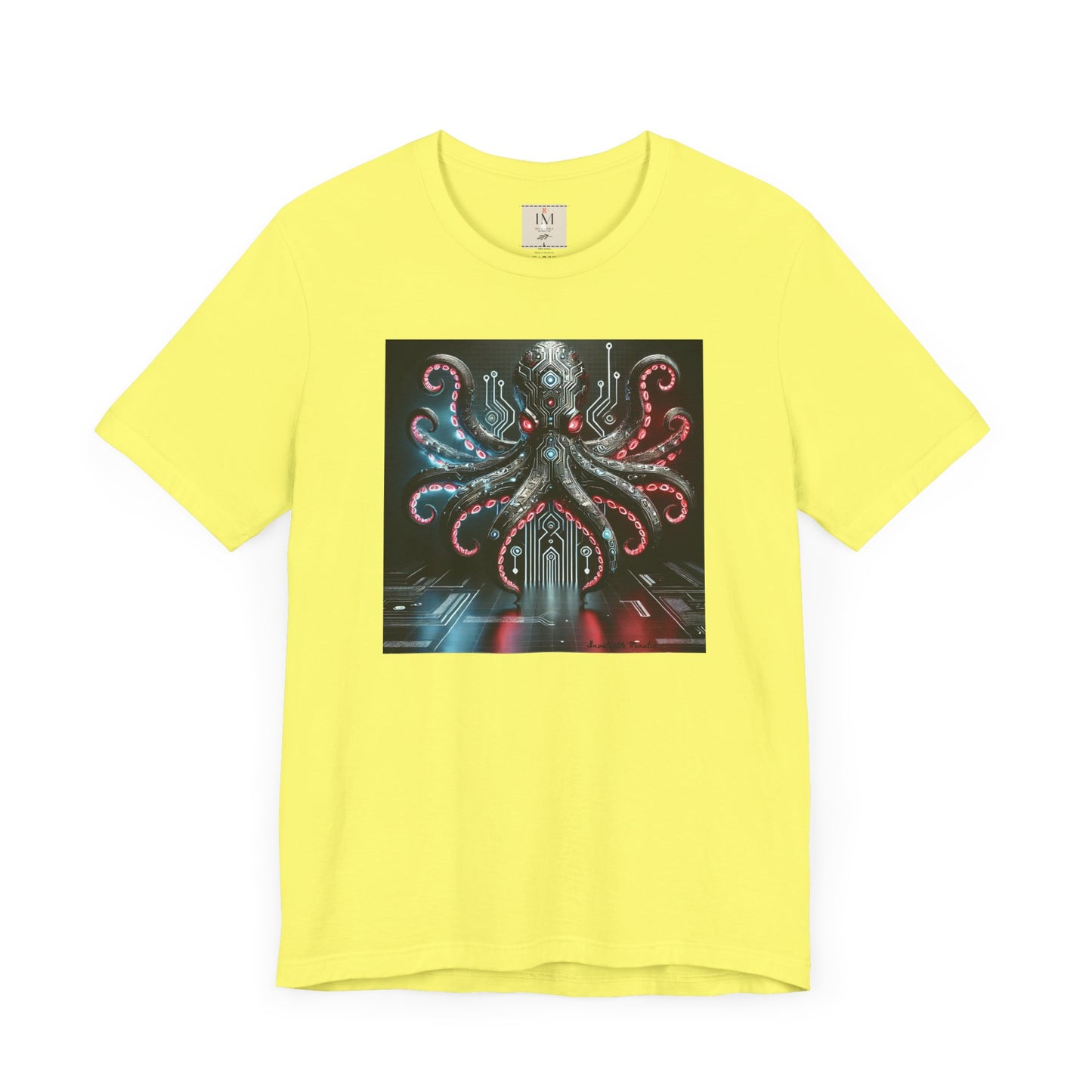 Octopus Sci-Fi Unisex Jersey Short Sleeve Tee - Perfect for Ocean Lovers & Sci-Fi Fans