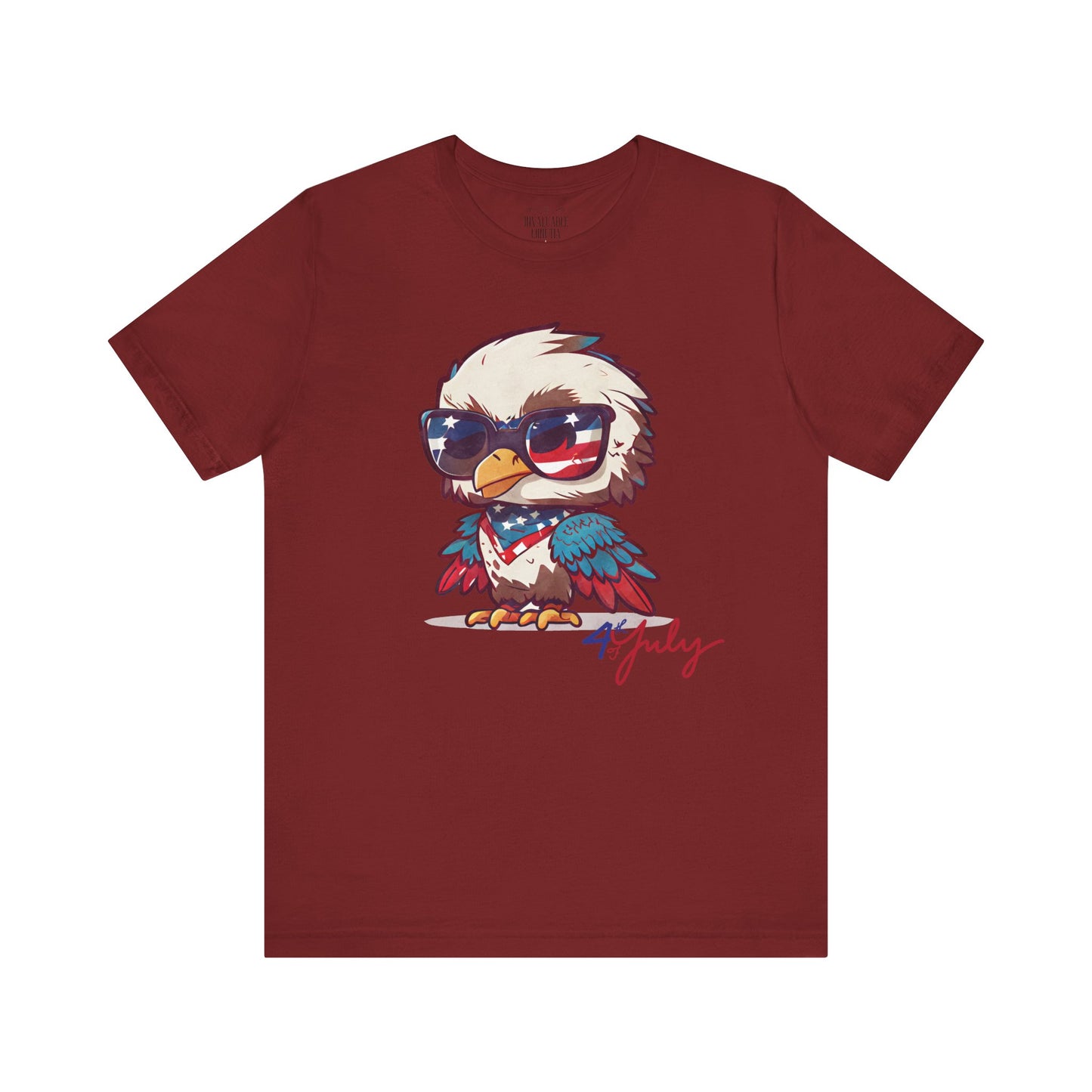 Cool Patriot Eagle Tee β Unisex Bella+Canvas Jersey - 4th of July T-shirt