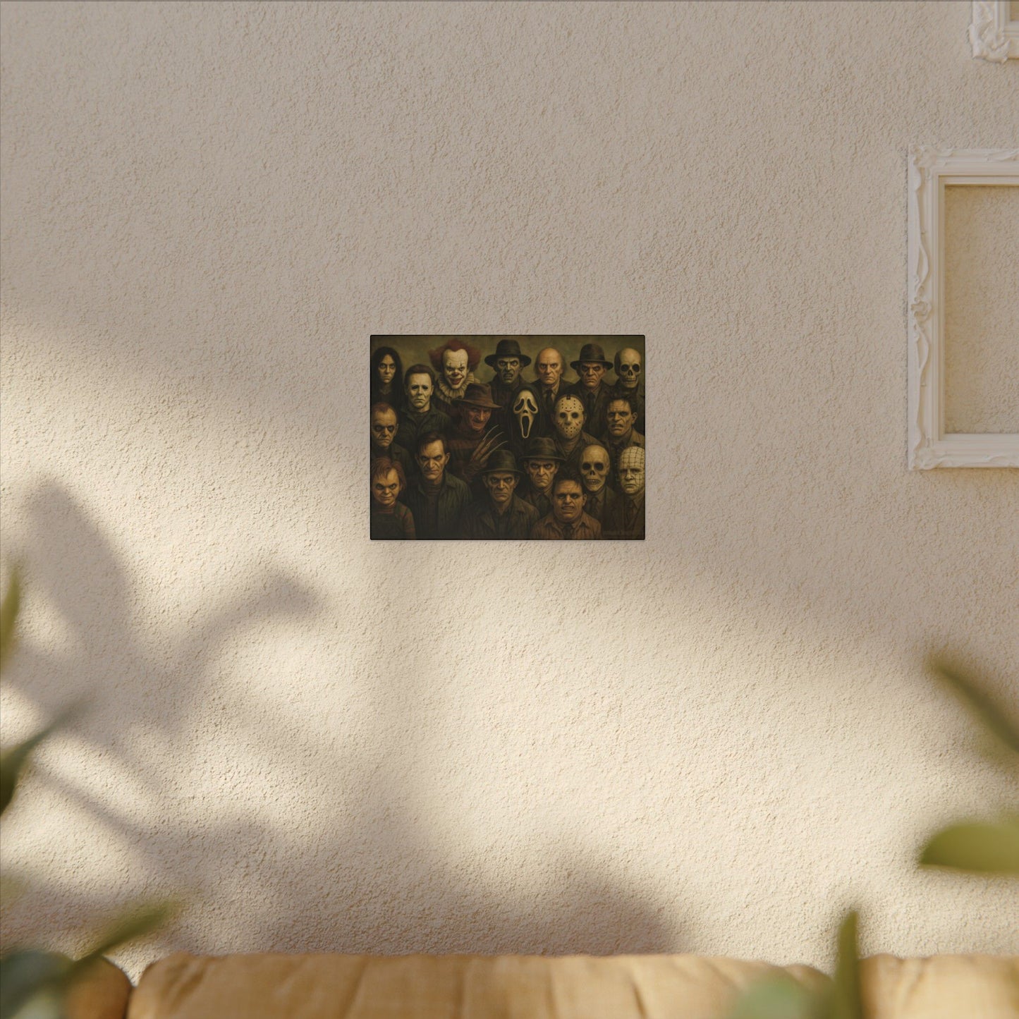 "The Crew" β Horror Legends Matte Canvas Print