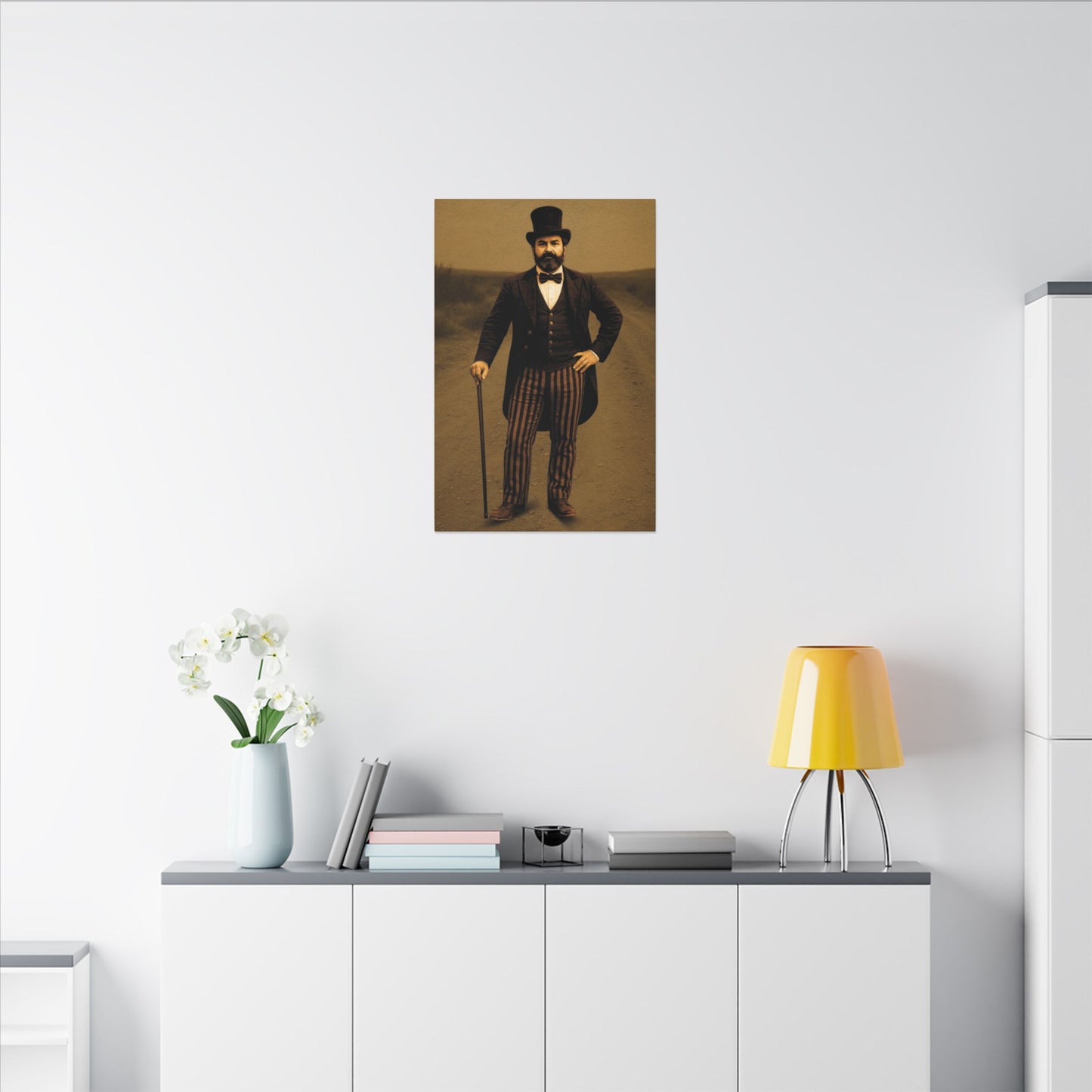 The Ringmaster – Vintage Circus Inspired Canvas Wall Art - Matte Canvas Print (Gallery-Wrapped) 0.75"