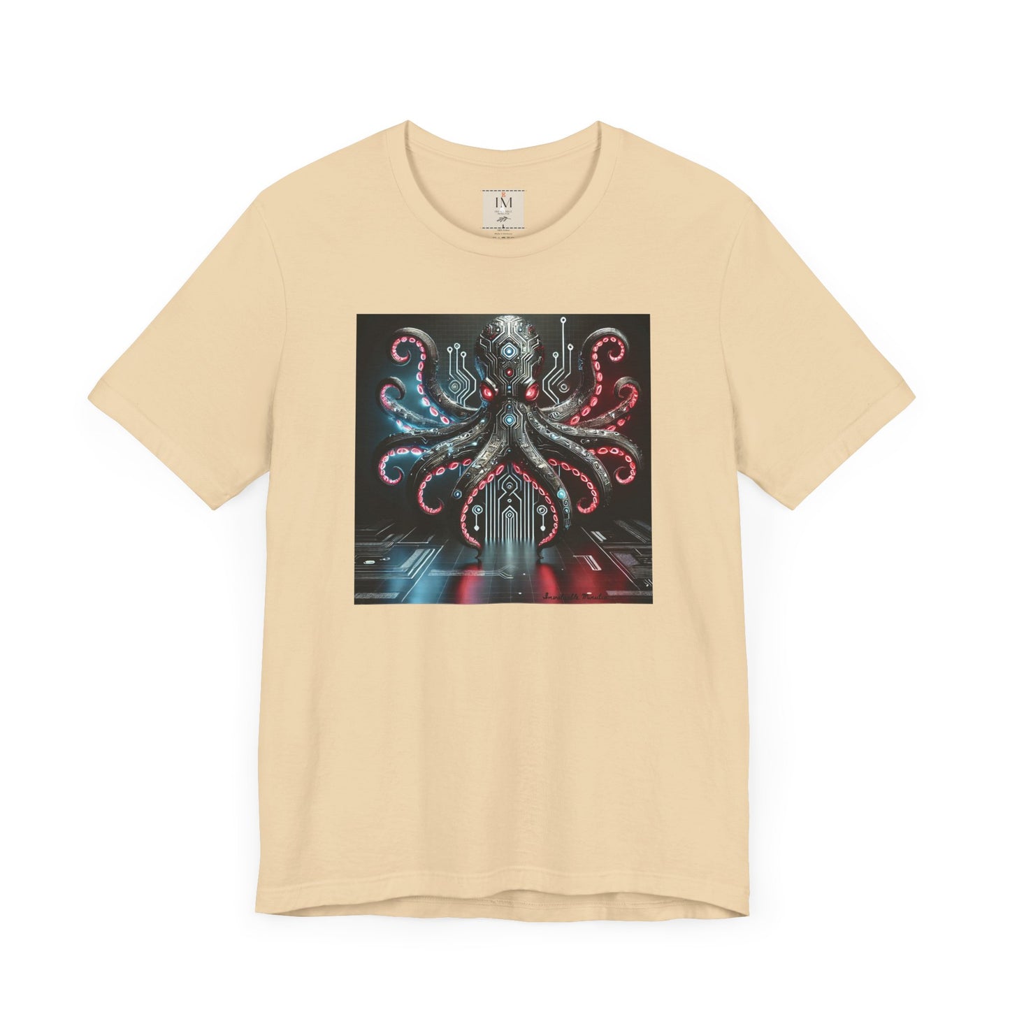 Octopus Sci-Fi Unisex Jersey Short Sleeve Tee - Perfect for Ocean Lovers & Sci-Fi Fans