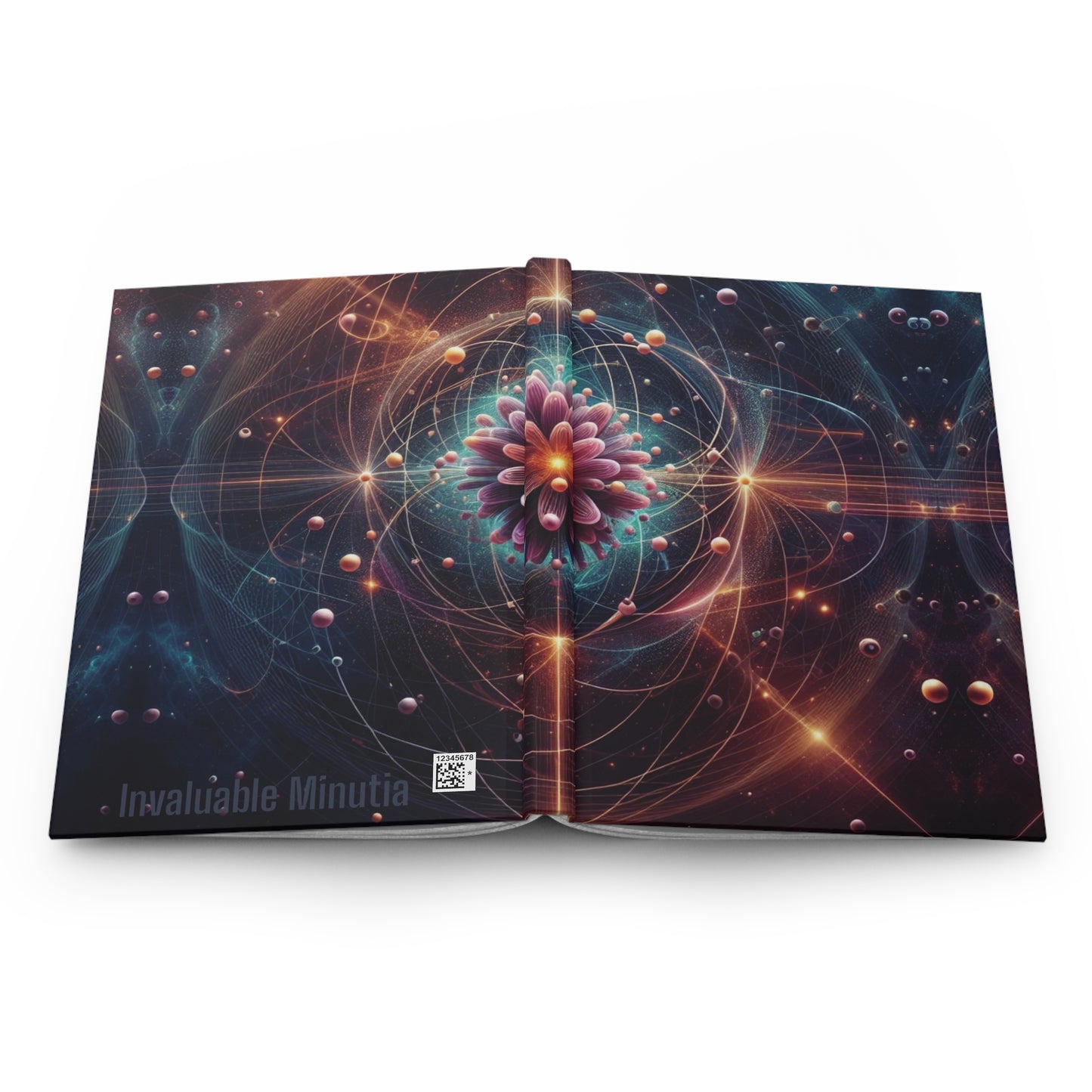 Quantum Bloom "The God Particle" — Premium Matte Hardcover Journal (5.75" x 8")