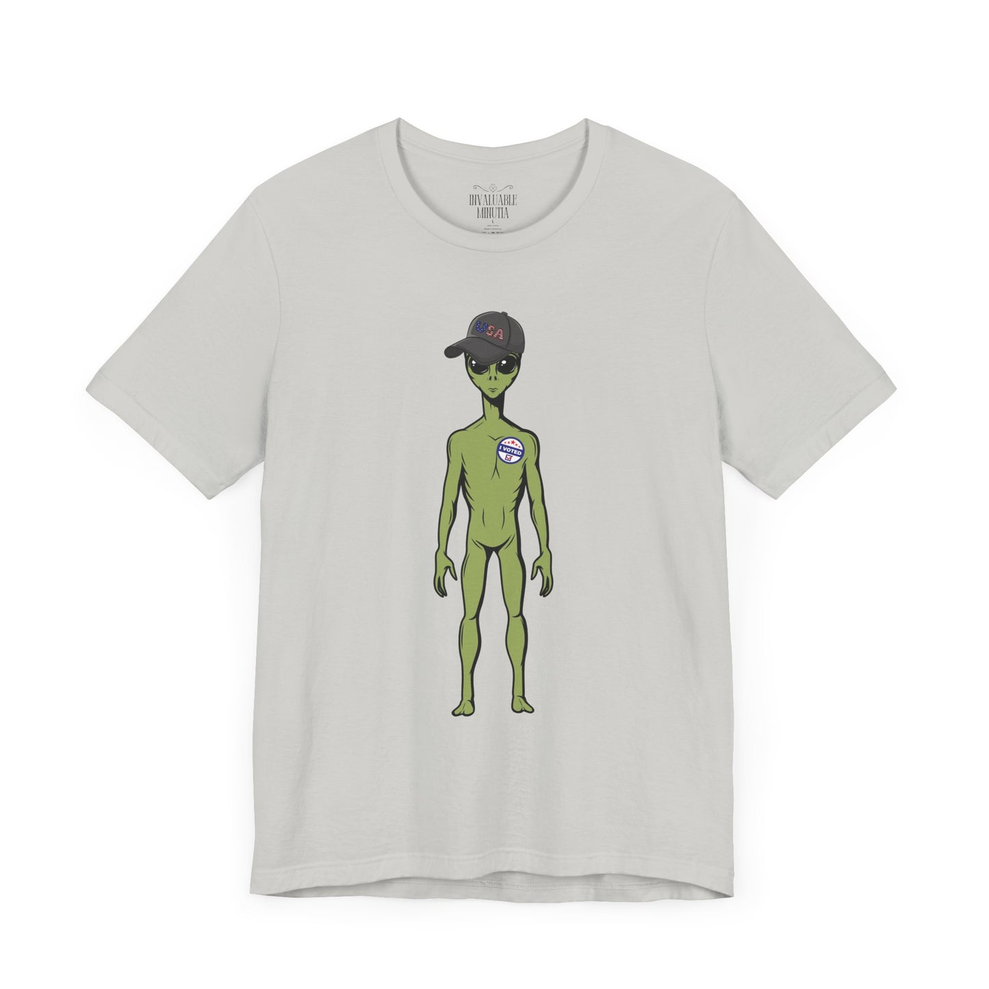 Alien Graphic Tee, Fun T-Shirt for Sci-Fi Lovers, Unisex Casual Wear, Great for Festivals, Gifts for Nerds, Everyday Comfort