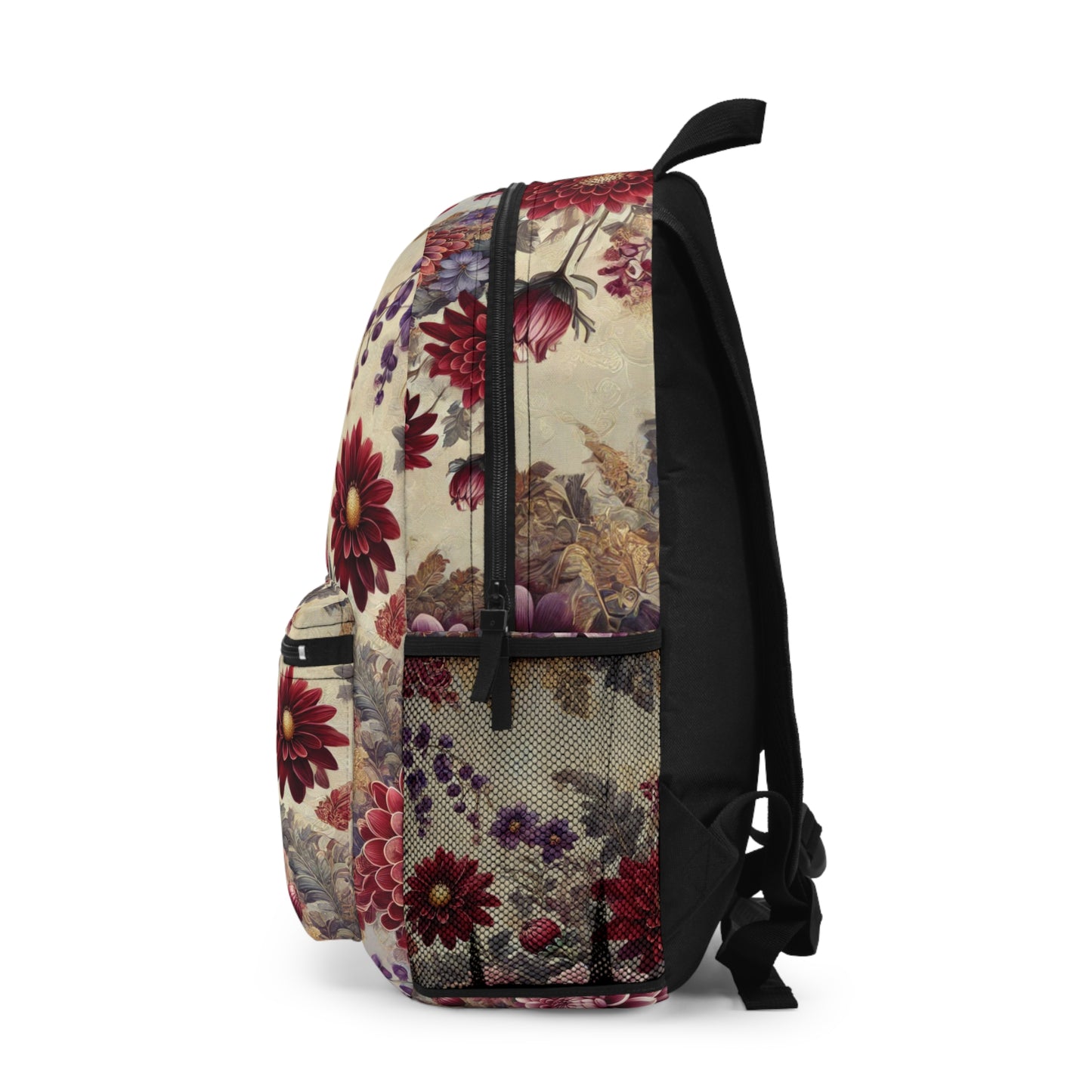 Deadly Dahlia β Vintage Floral AOP Backpack