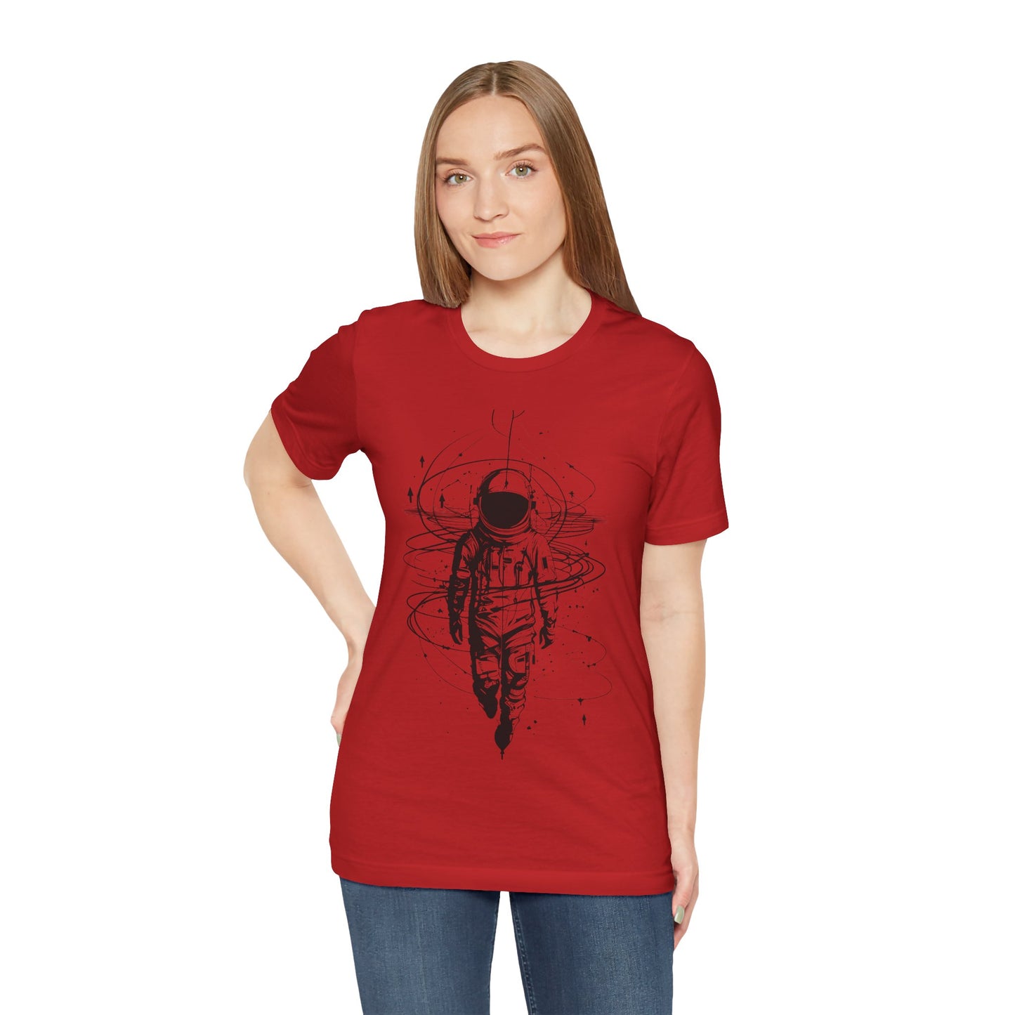 Cosmic Astronaut T-Shirt, Graphic Tee, Space Lover Gift, Unisex Casual Wear, Outer Space Clothing, Astronomy Fan Apparel