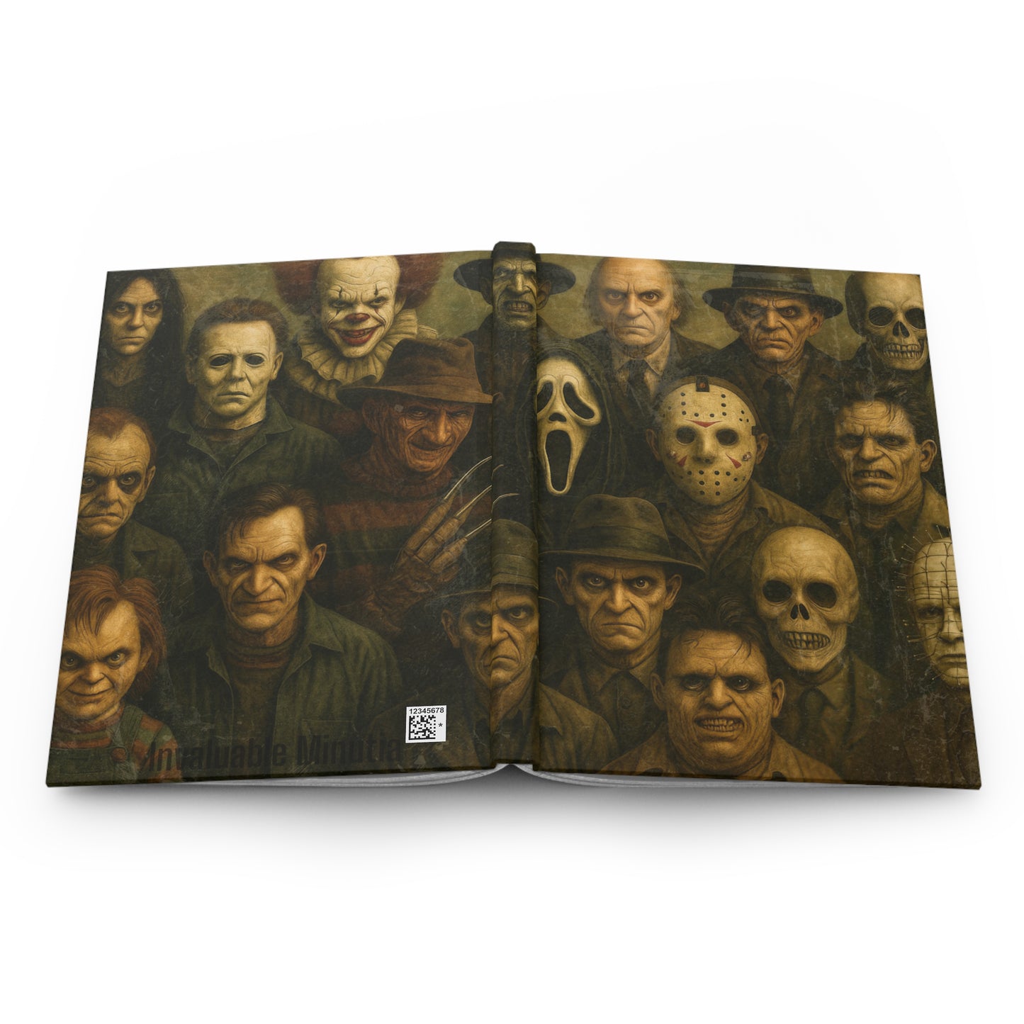 Horror Icons Hardcover Journal – Premium Matte Finish Notebook for Horror Fans