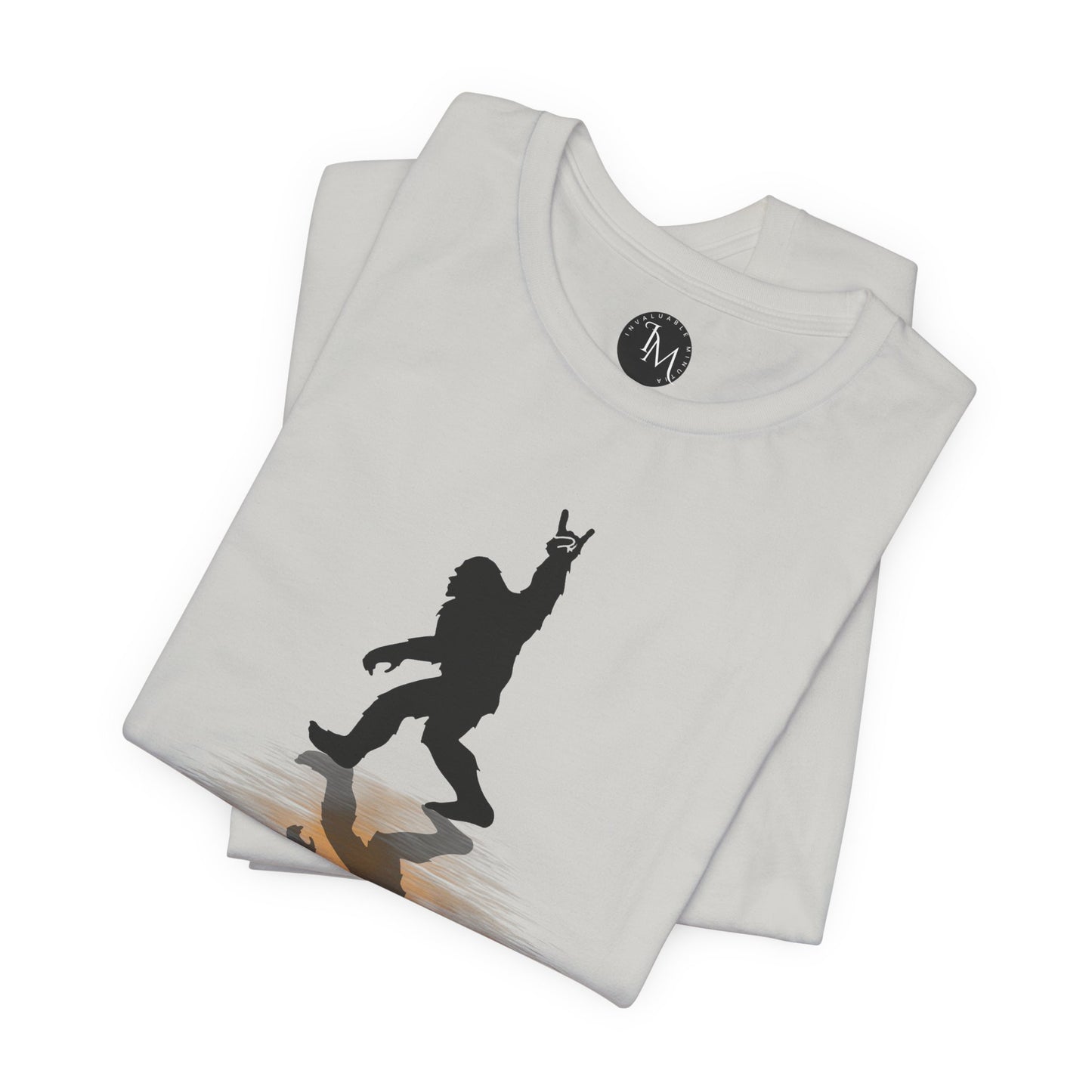 Rocking Bigfoot Unisex Bella+Canvas Jersey Tee - Fun Graphic Shirt for Nature & Cryptid Lovers