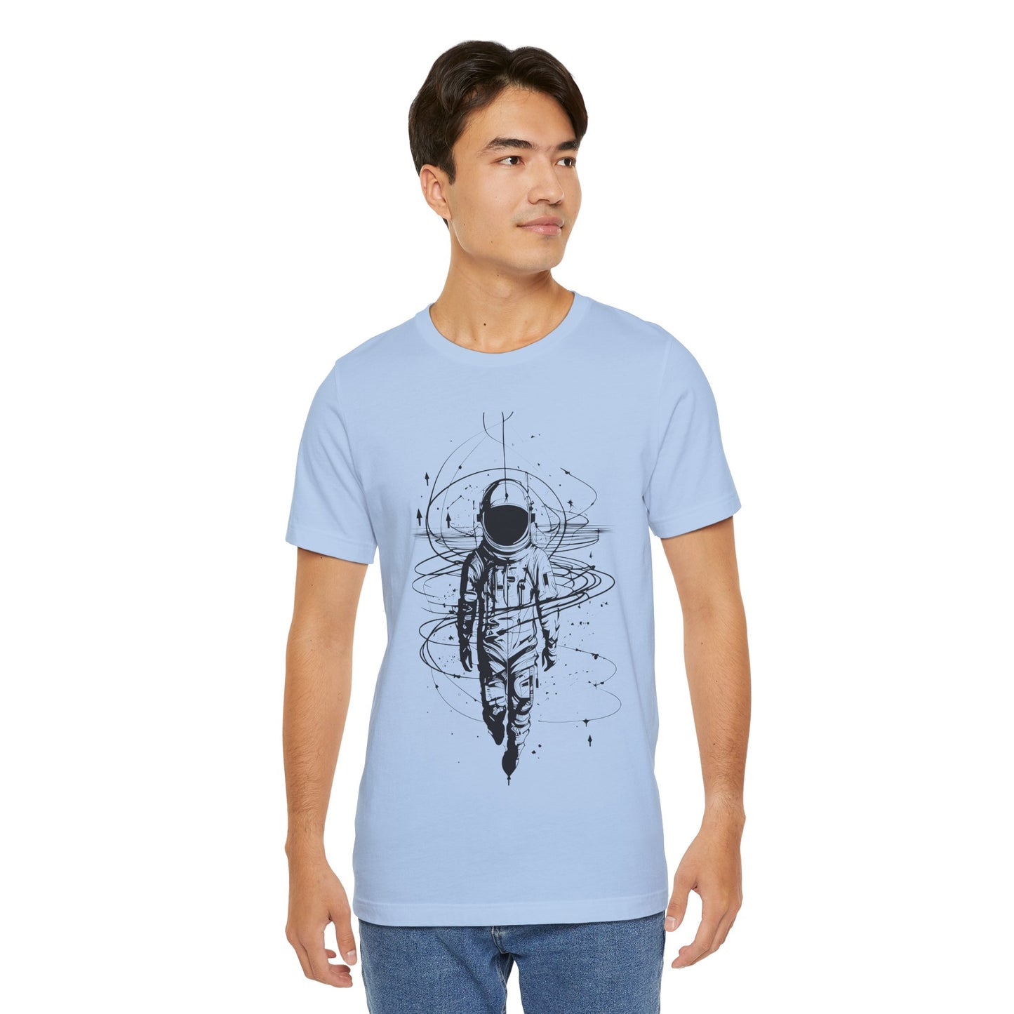 Cosmic Astronaut T-Shirt, Graphic Tee, Space Lover Gift, Unisex Casual Wear, Outer Space Clothing, Astronomy Fan Apparel