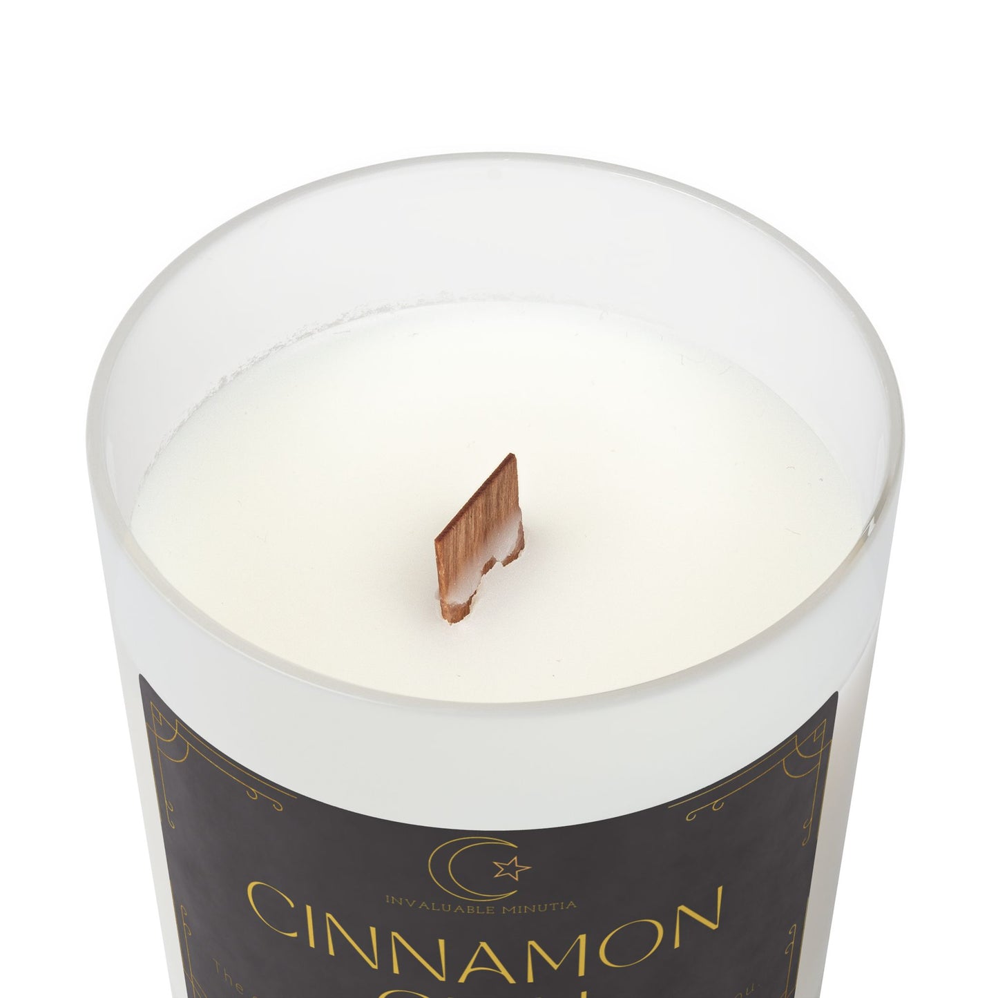 11oz Frosted Glass Natural Soy Wax Candle with Wooden Wick – Available in 9 Scents