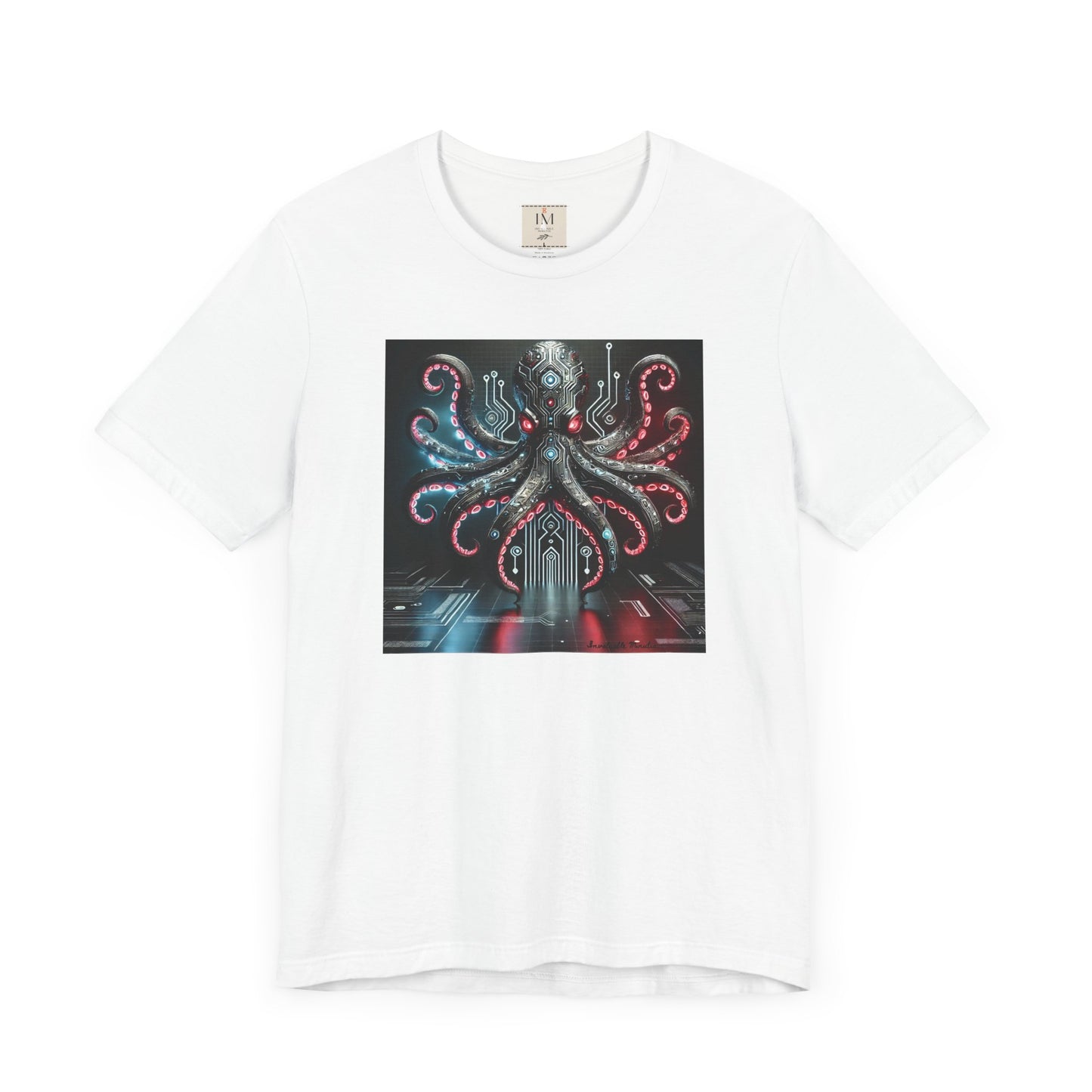 Octopus Sci-Fi Unisex Jersey Short Sleeve Tee - Perfect for Ocean Lovers & Sci-Fi Fans