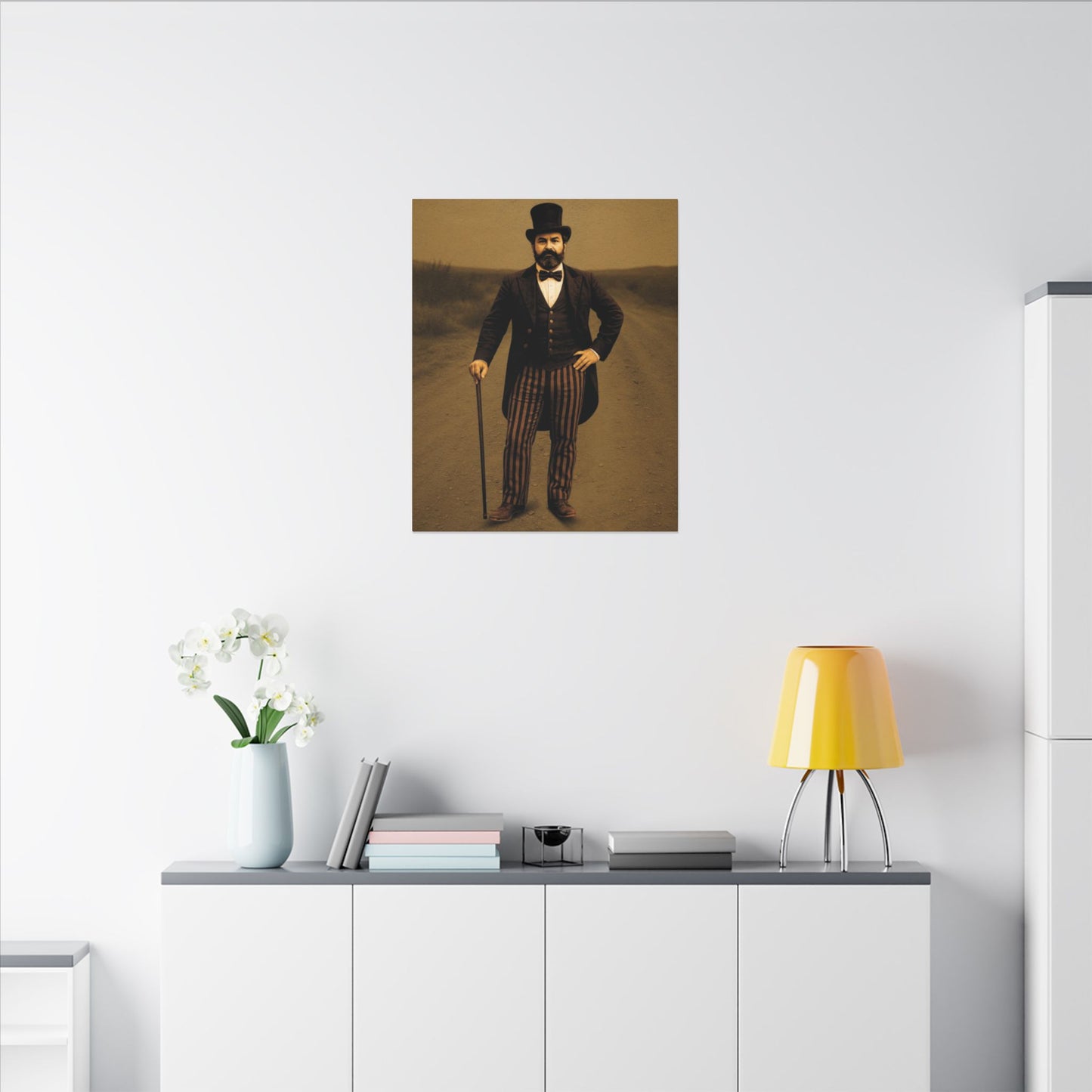The Ringmaster – Vintage Circus Inspired Canvas Wall Art - Matte Canvas Print (Gallery-Wrapped) 0.75"