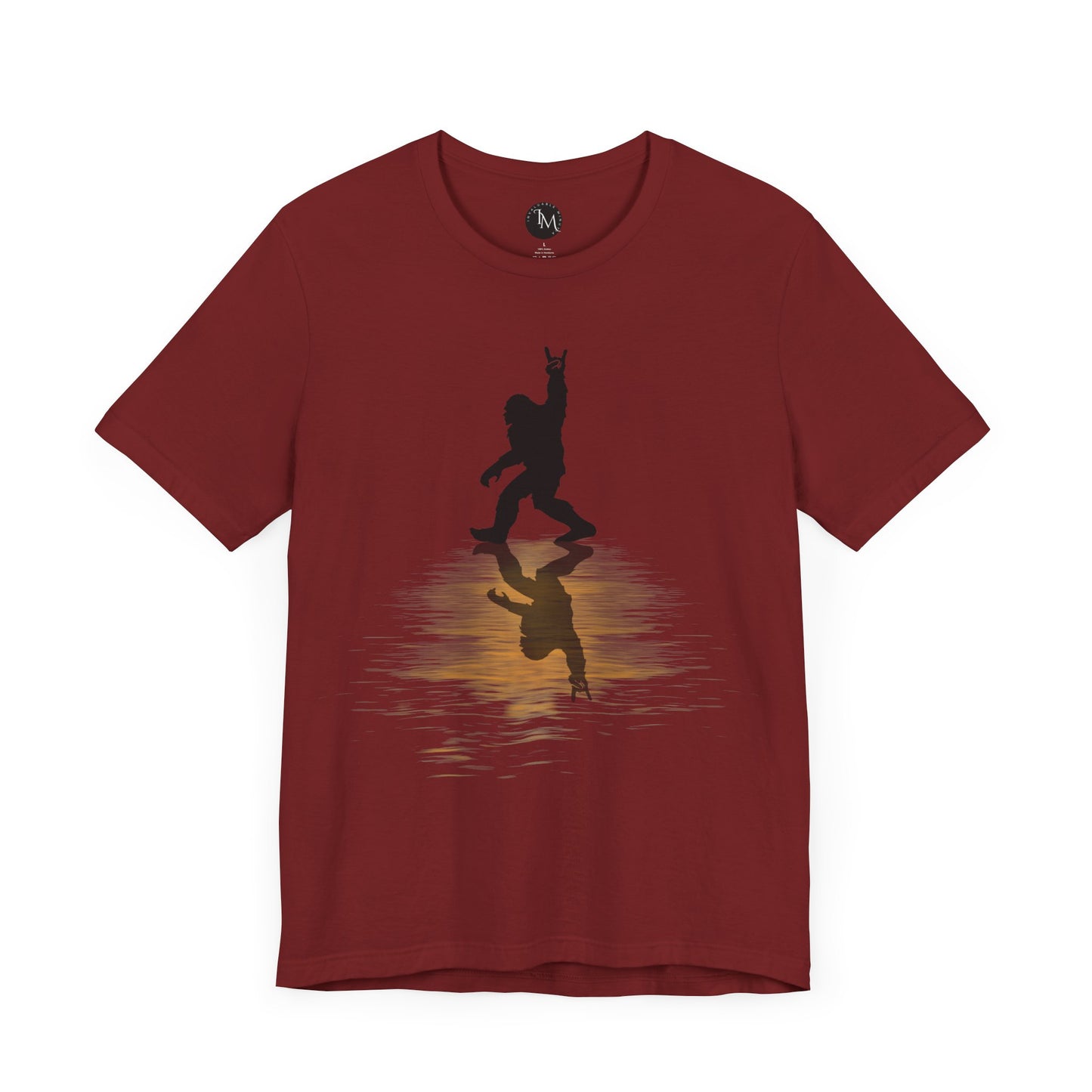 Rocking Bigfoot Unisex Bella+Canvas Jersey Tee - Fun Graphic Shirt for Nature & Cryptid Lovers