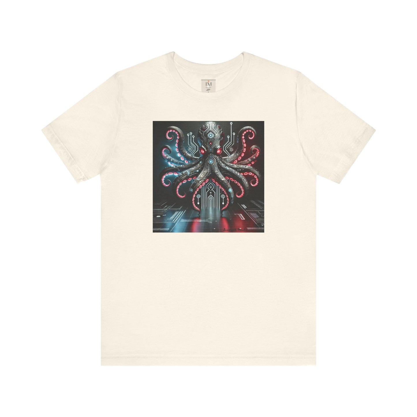 Octopus Sci-Fi Unisex Jersey Short Sleeve Tee - Perfect for Ocean Lovers & Sci-Fi Fans