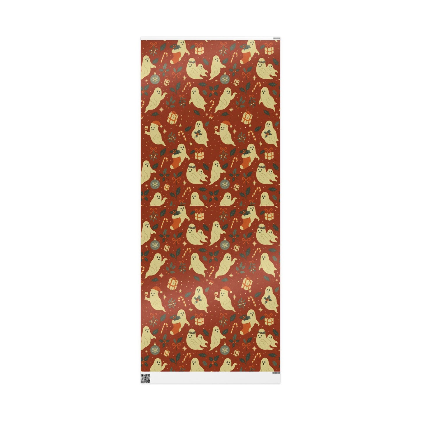 Vintage Holiday Ghosties - Luxury Holiday Wrapping Paper, Victorian Ghost Gift Wrap, 30" Roll (Matte/Gloss)