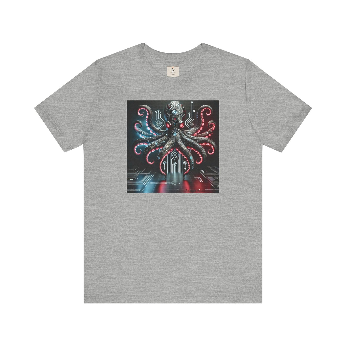 Octopus Sci-Fi Unisex Jersey Short Sleeve Tee - Perfect for Ocean Lovers & Sci-Fi Fans