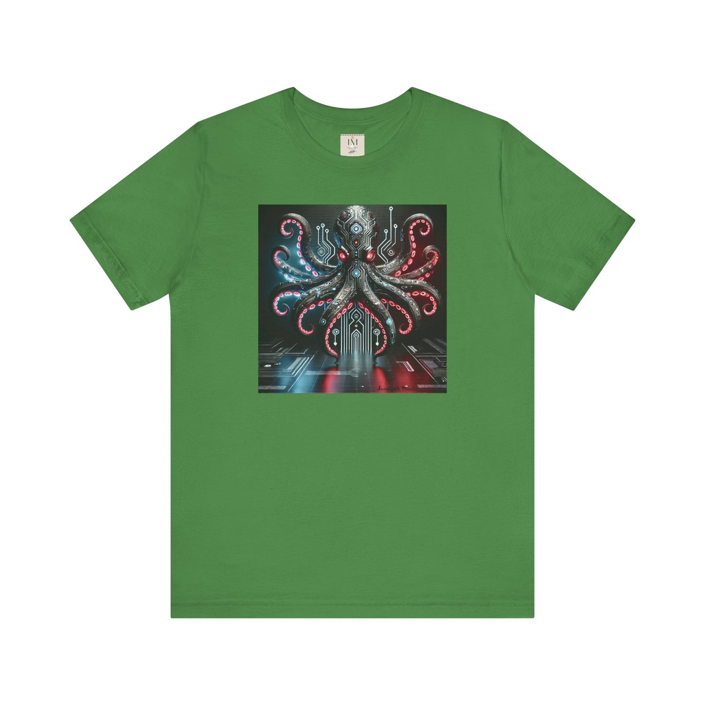 Octopus Sci-Fi Unisex Jersey Short Sleeve Tee - Perfect for Ocean Lovers & Sci-Fi Fans