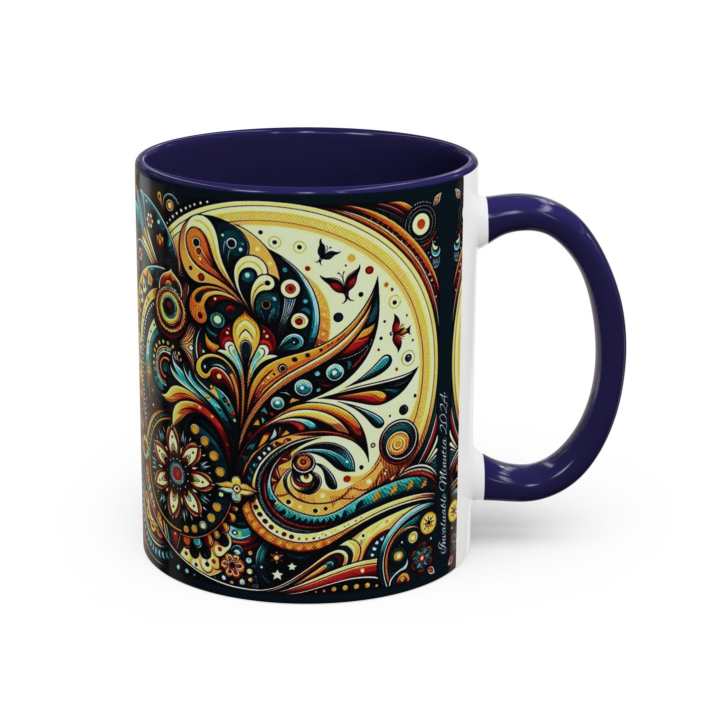 βοΈ Accent Coffee Mug (11, 15oz) β Beautiful Boho Style Graphic πΏ