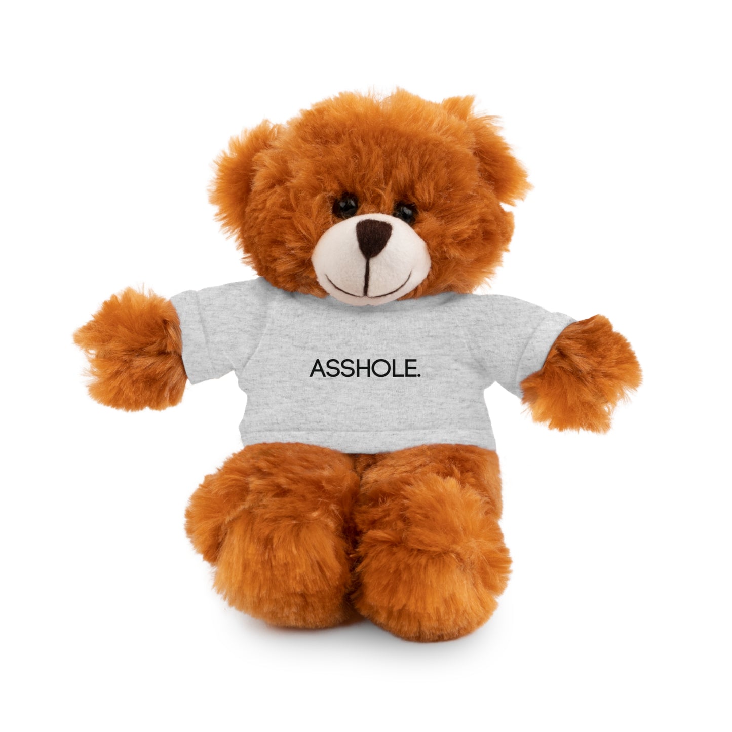 8" Funny Stuffed Animal Gift for Adults, Cute Plush Toy, Humor Bear, Sarcastic Gifts, Quirky Decor, Comfort Toy with Quote