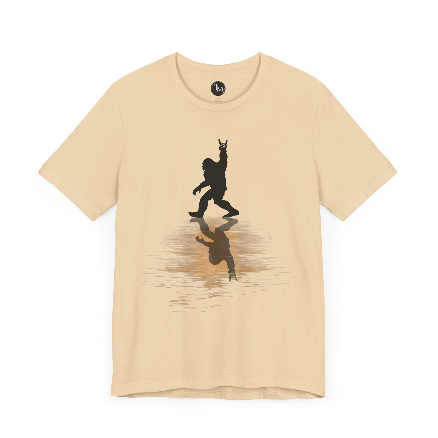 Rocking Bigfoot Unisex Bella+Canvas Jersey Tee - Fun Graphic Shirt for Nature & Cryptid Lovers
